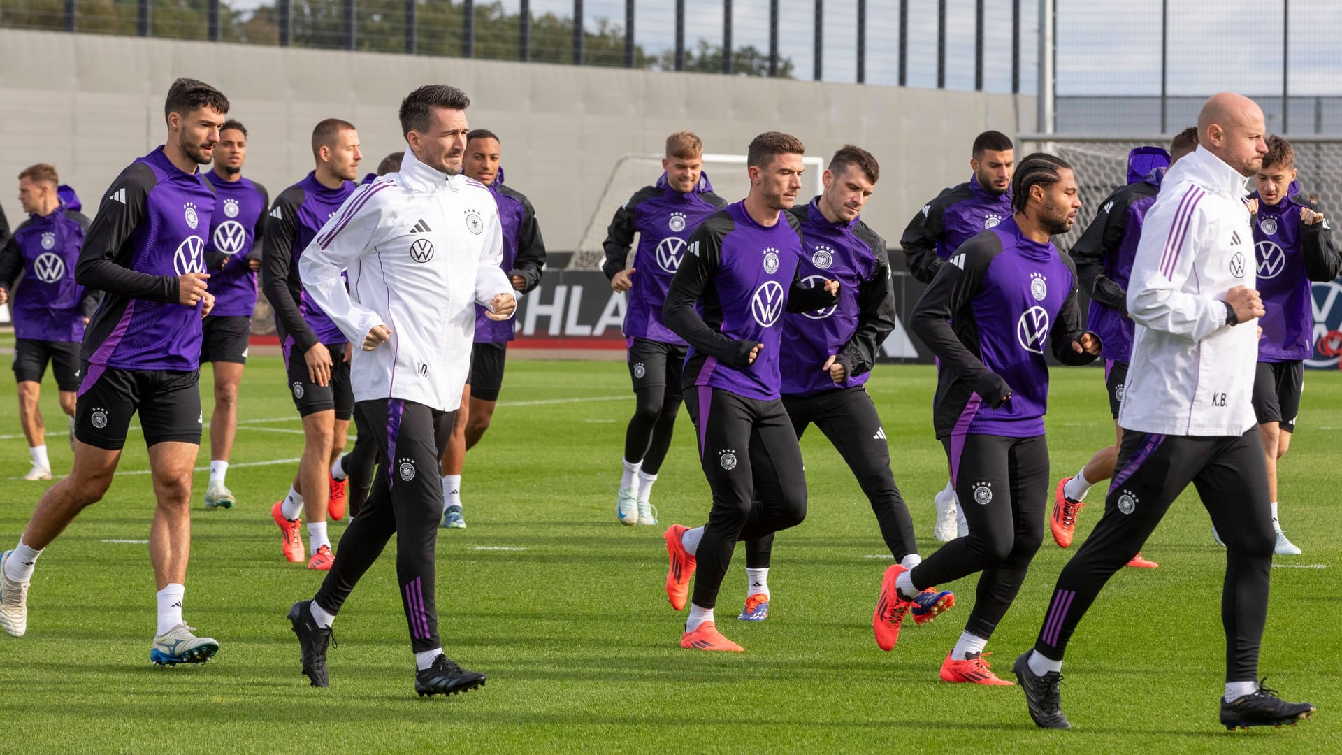 Training der Männer Nationalmannschaft in Herzogenaurach (Archivbild): Heute sind Fans beim öffentlichen Training zugelassen.