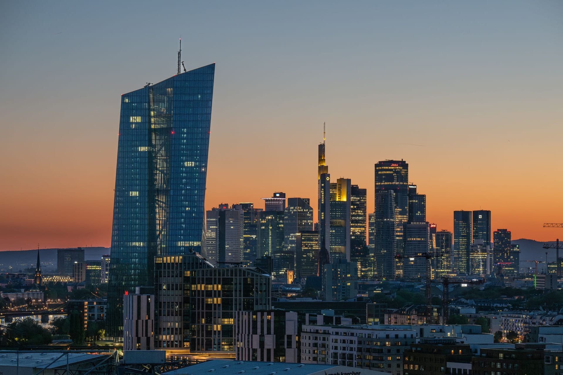 Bankenskyline Frankfurt Bankenskyline Frankfurt