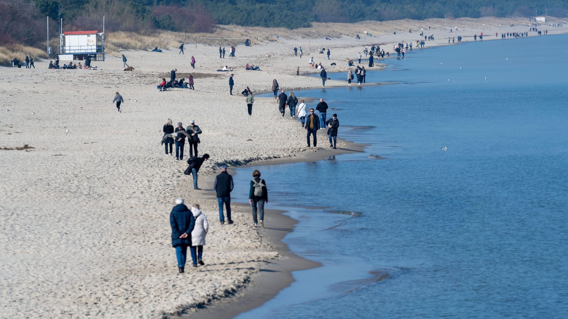 Spaziergänger auf Usdeom Spaziergänger auf Usdeom