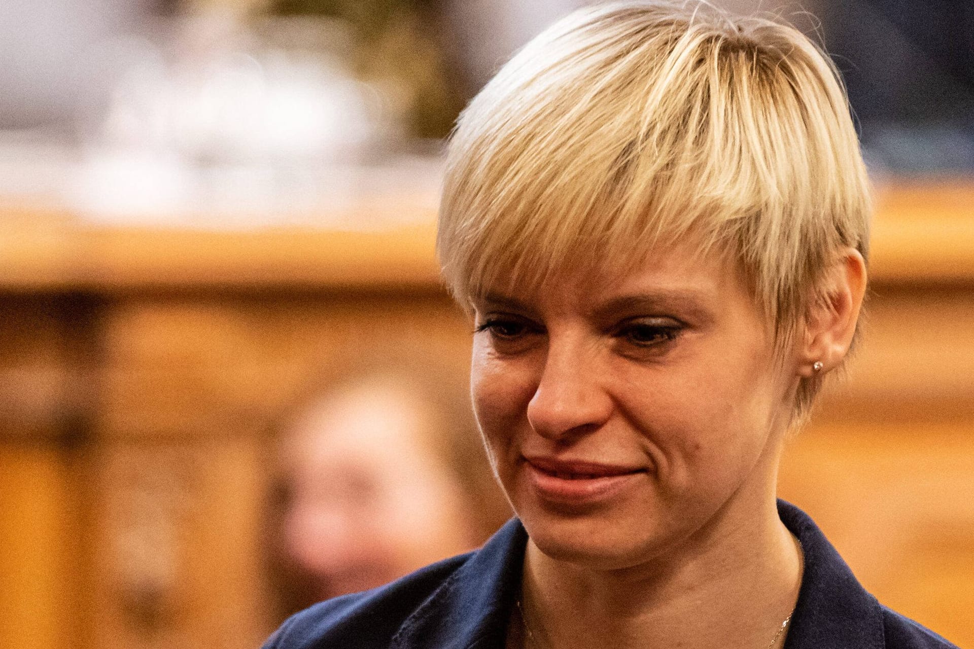 Olga Petersen in der Bürgerschaft (Archivbild): Die ehemalige Abgeordnete der Hamburger AfD soll in Russland leben und wurde nun aus der Partei geworfen.