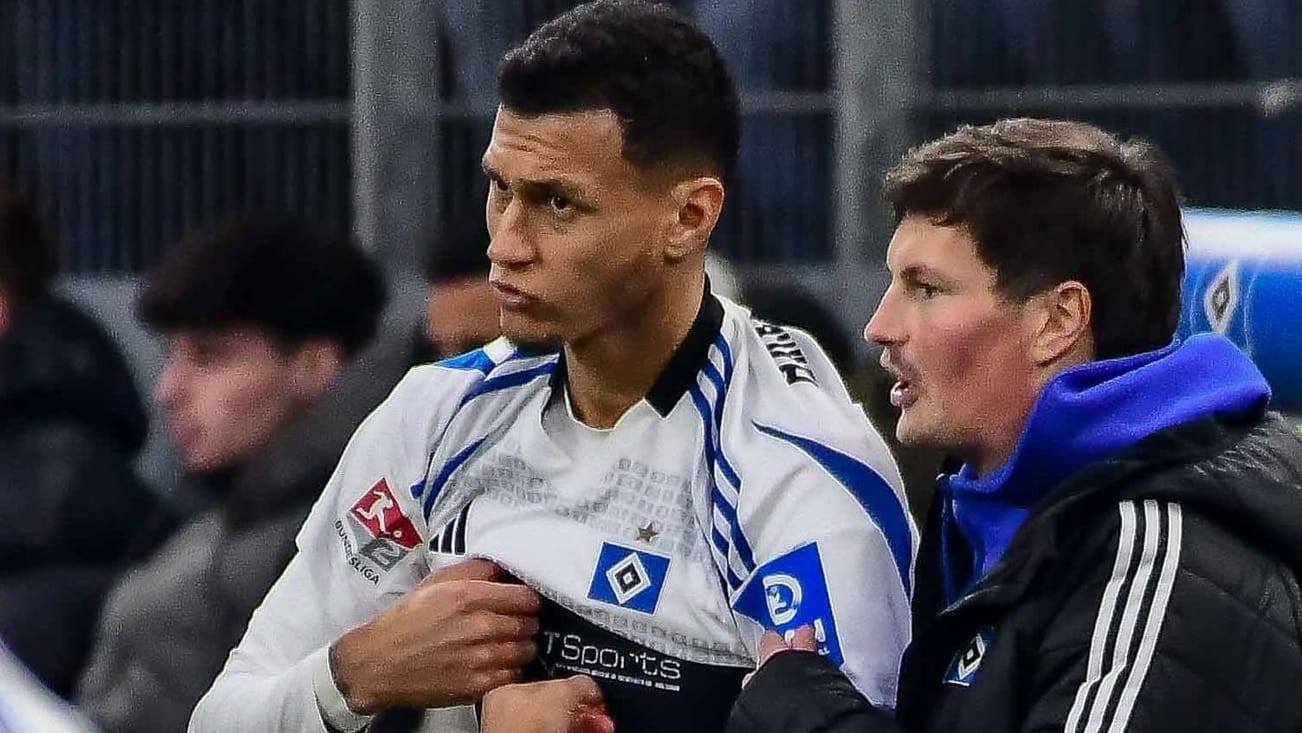 Selke und Polzin auf dem Platz (Archivfoto): Gute Stimmung nach dem Aufstieg.