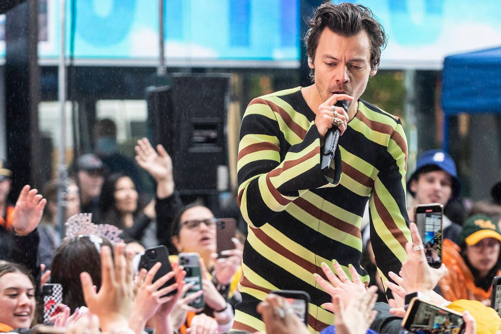 Harry Styles: Der Sänger war am Donnerstag in Rom.