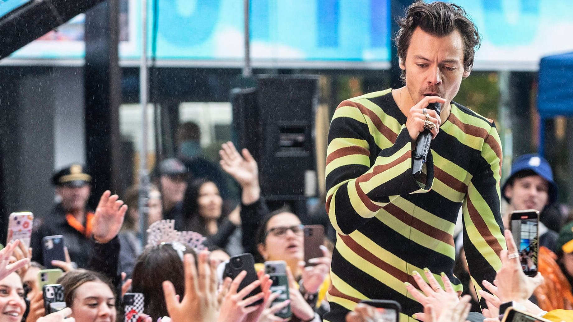 Harry Styles: Der Sänger war am Donnerstag in Rom.