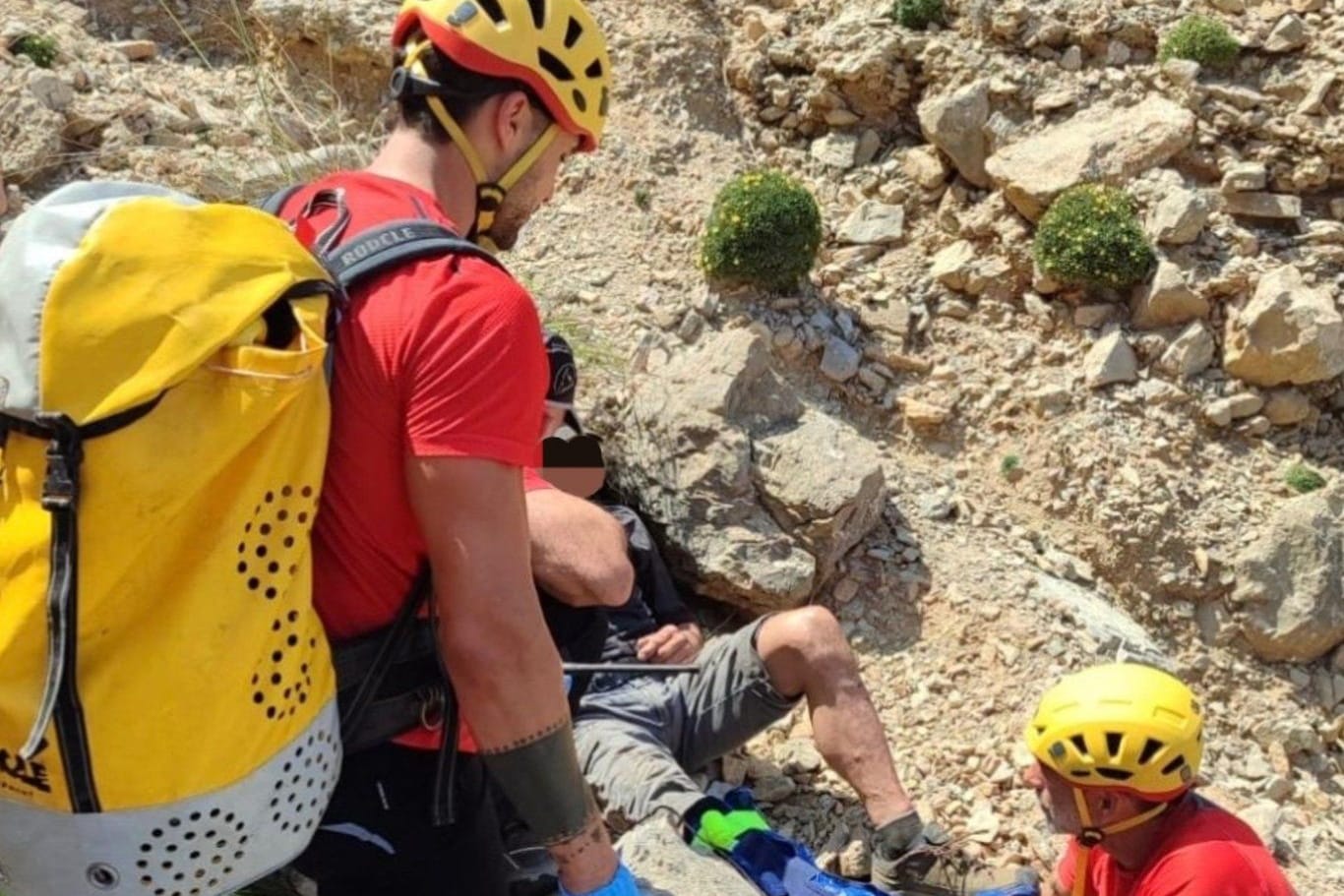 Rettungsaktion auf Mallorca: Ein Deutscher stürzte auf felsigem Gebiet in die Tiefe.