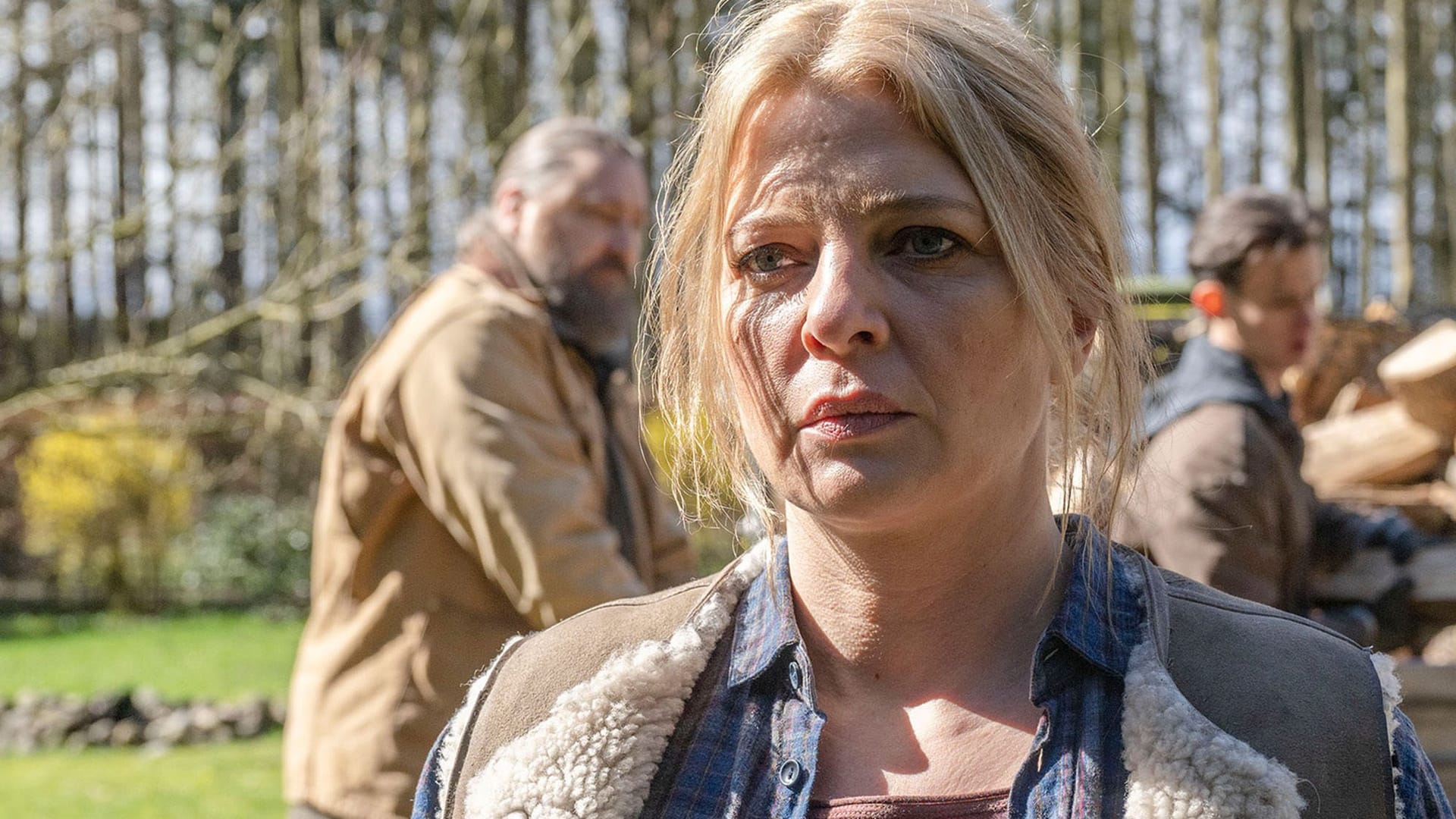 "Polizeiruf 110: Böse geboren": Eva Greuner (Jördis Triebel) auf ihrem Hof.