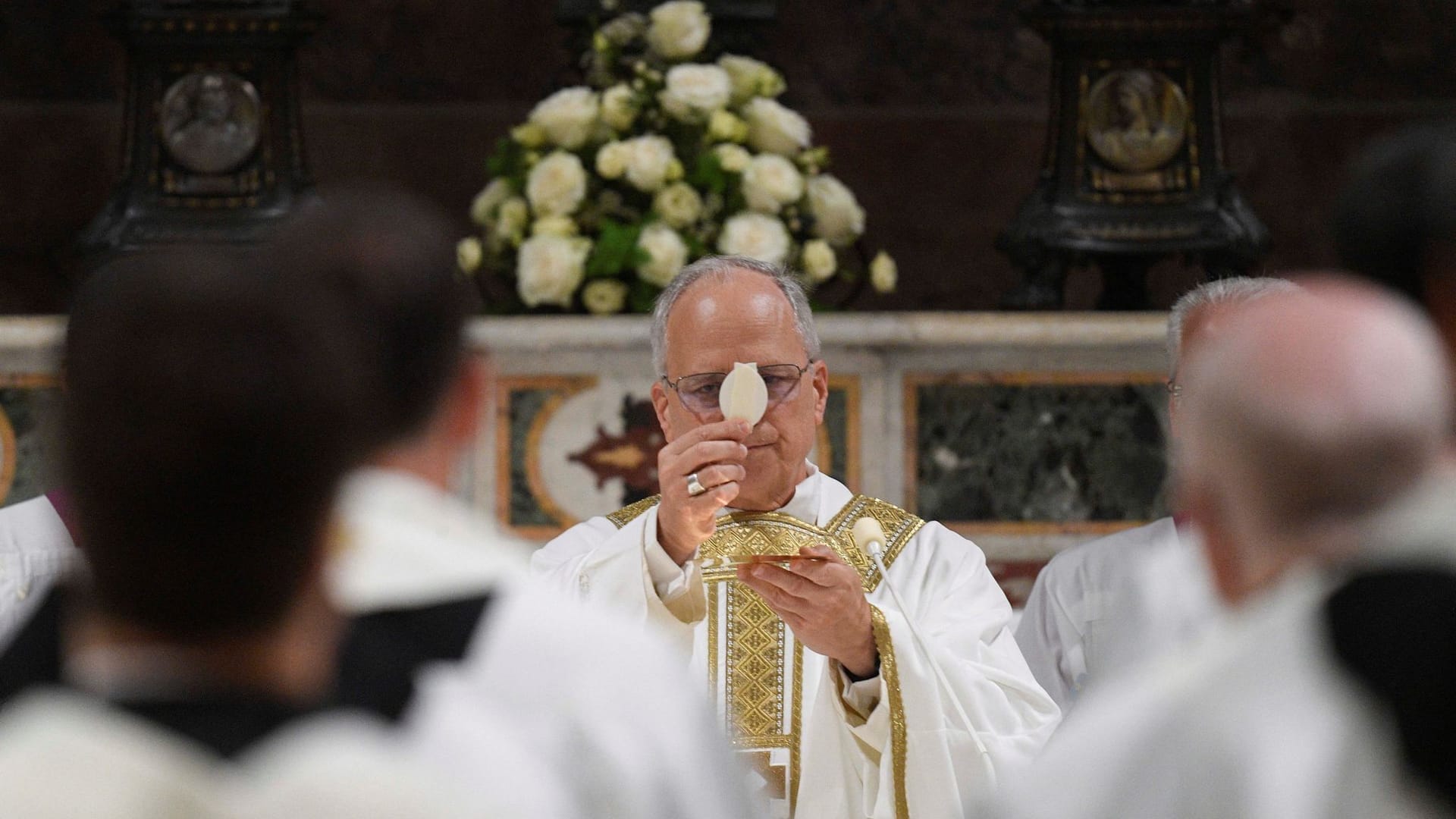 Papst Leo XIV. feiert die heilige Messe in der Sixtinische Kapelle.