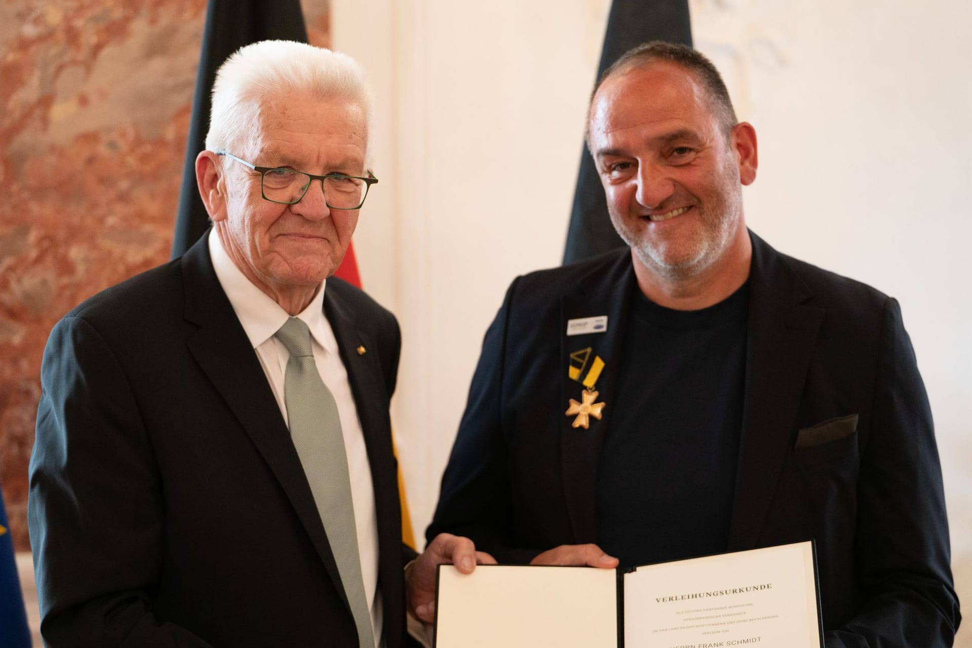 Verleihung des Verdienstordens des Landes Baden-Württemberg