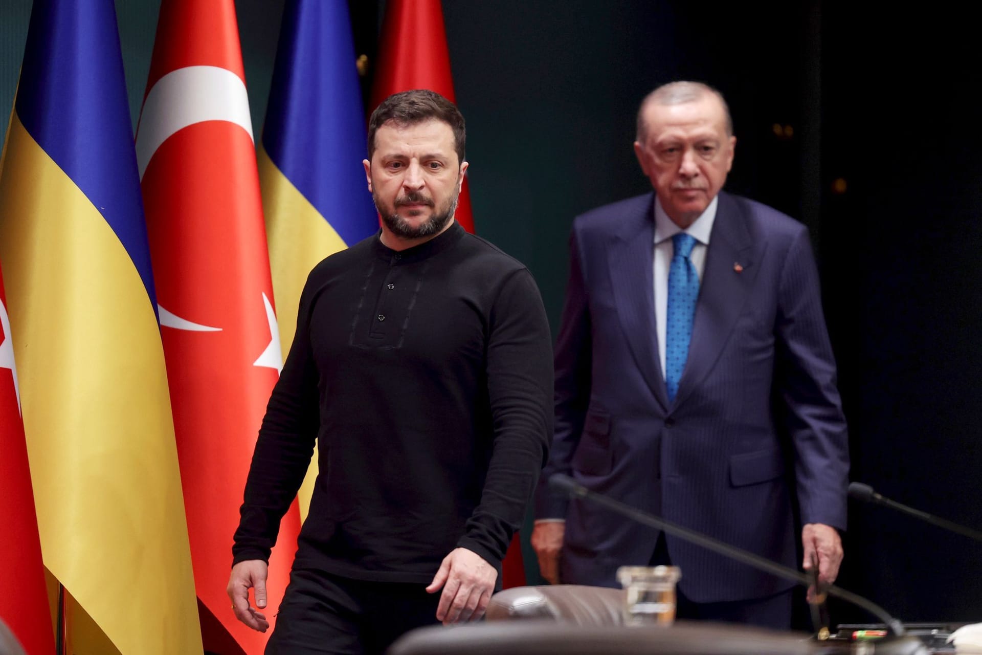 Präsident Selenskyj und sein türkischer Amtskollege Erdogan