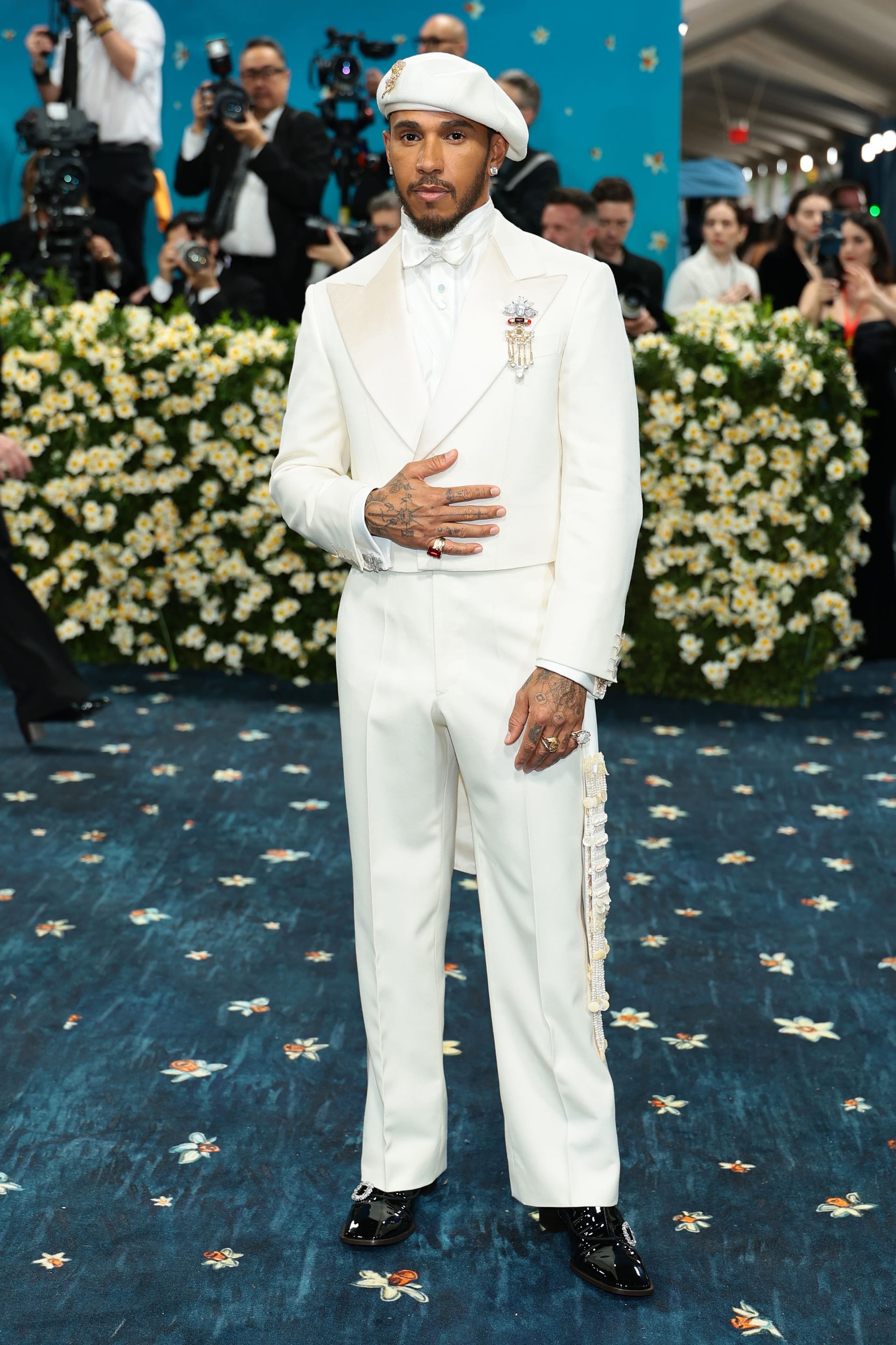 Lewis Hamilton war ein Co-Host der diesjährigen Met Gala.
