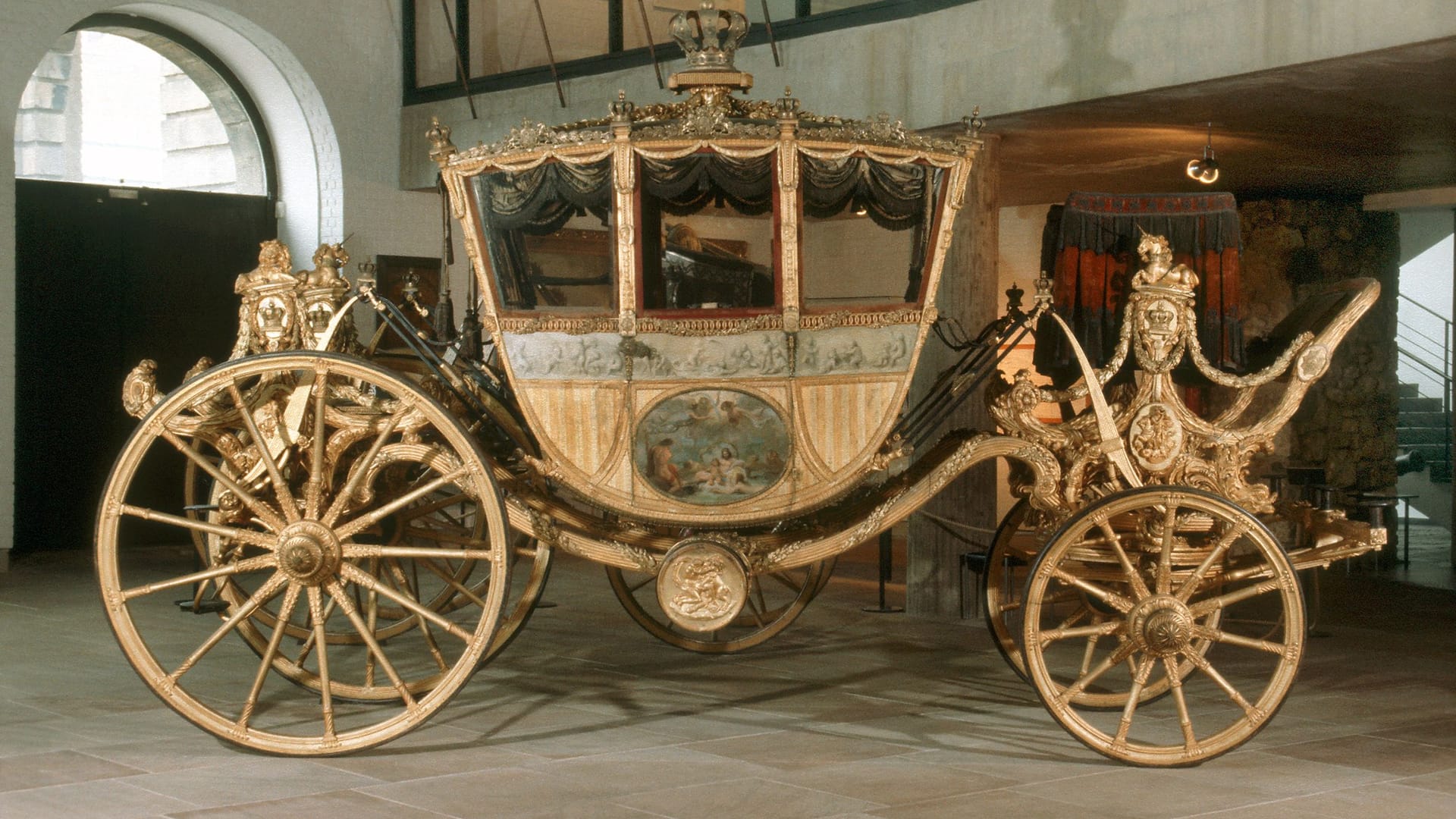 Staatswagen Nr.1: Er wird auch Goldener Wagen genannt.