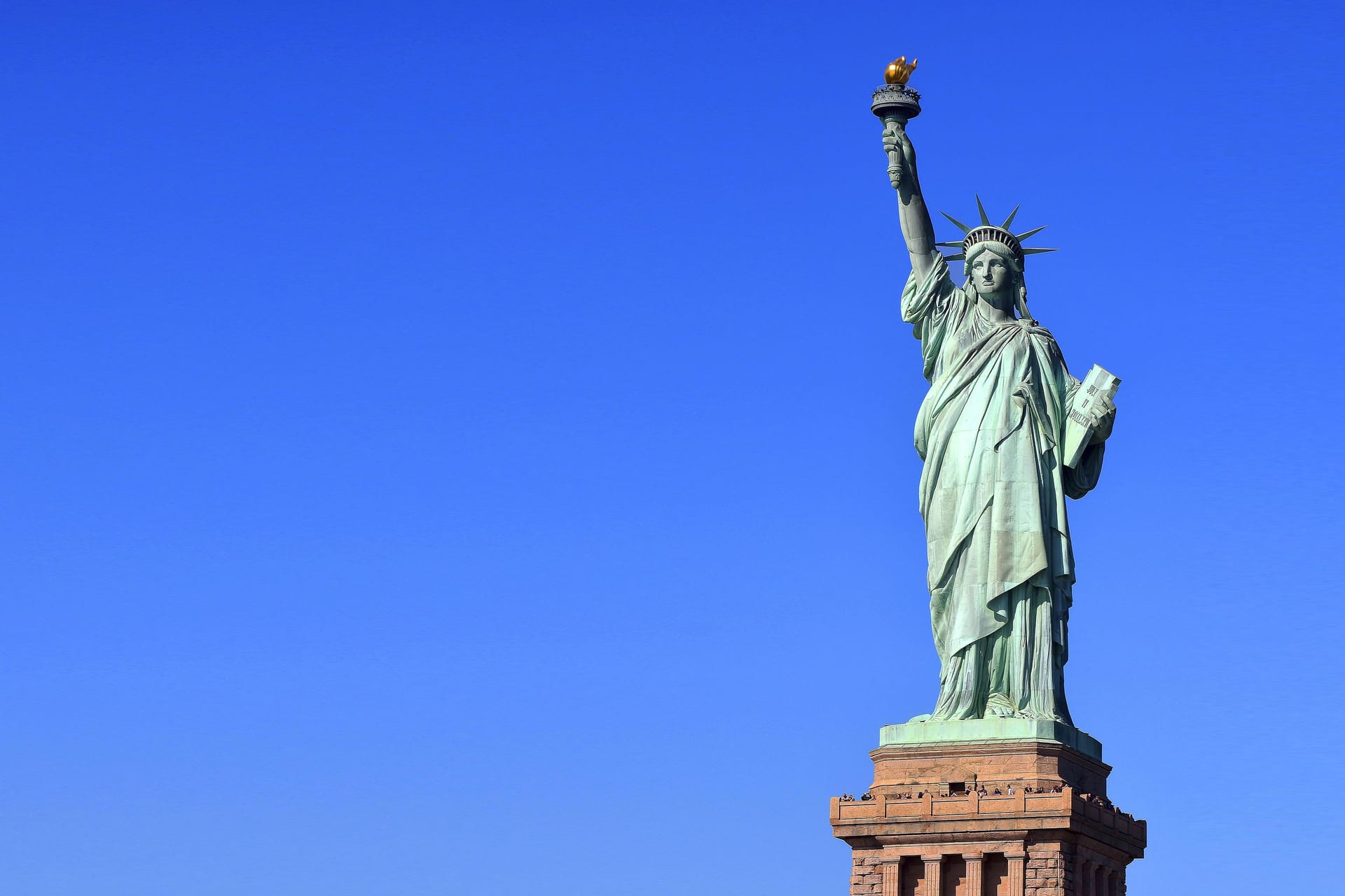 Freiheitsstatue: Aktuell zieht es immer weniger Touristen in die USA.