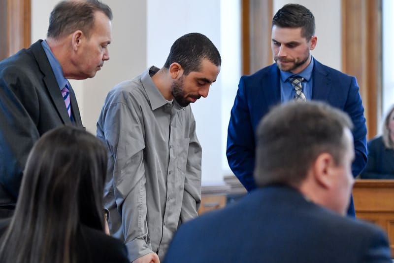 Der Angeklagte Hadi Matar (Archivbild): Der 27-Jährige hatte bei einer Lesung auf Rushdie eingestochen.