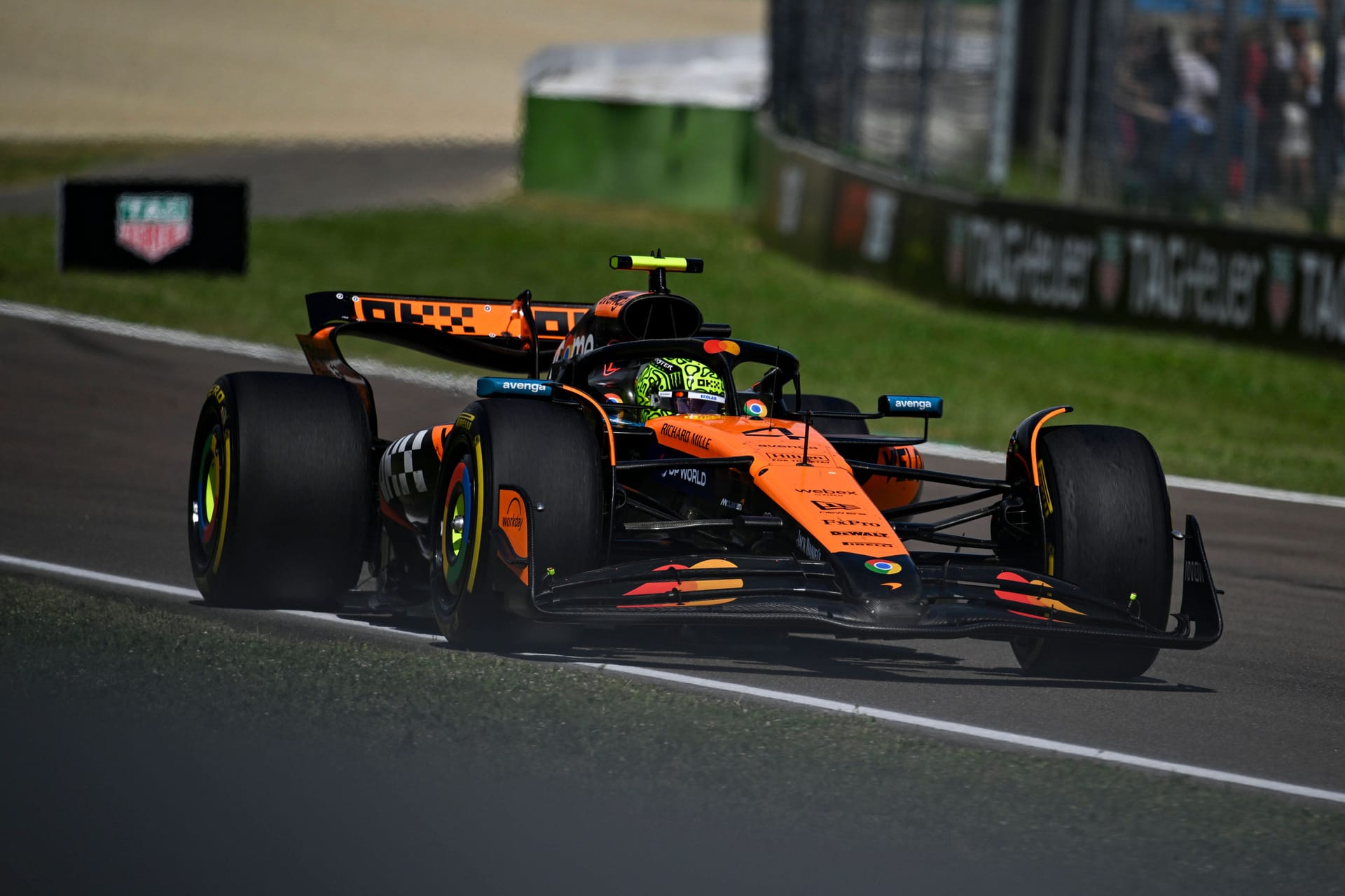 Lando Norris: Er holte sich Platz zwei von seinem McLaren-Teamkollegen Oscar Piastri.