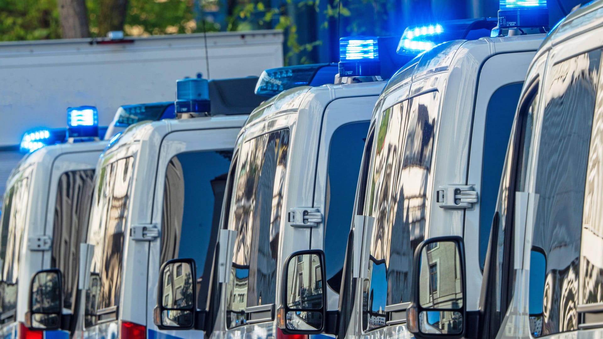 Fahrzeuge der Münchner Polizei (Archivbild):