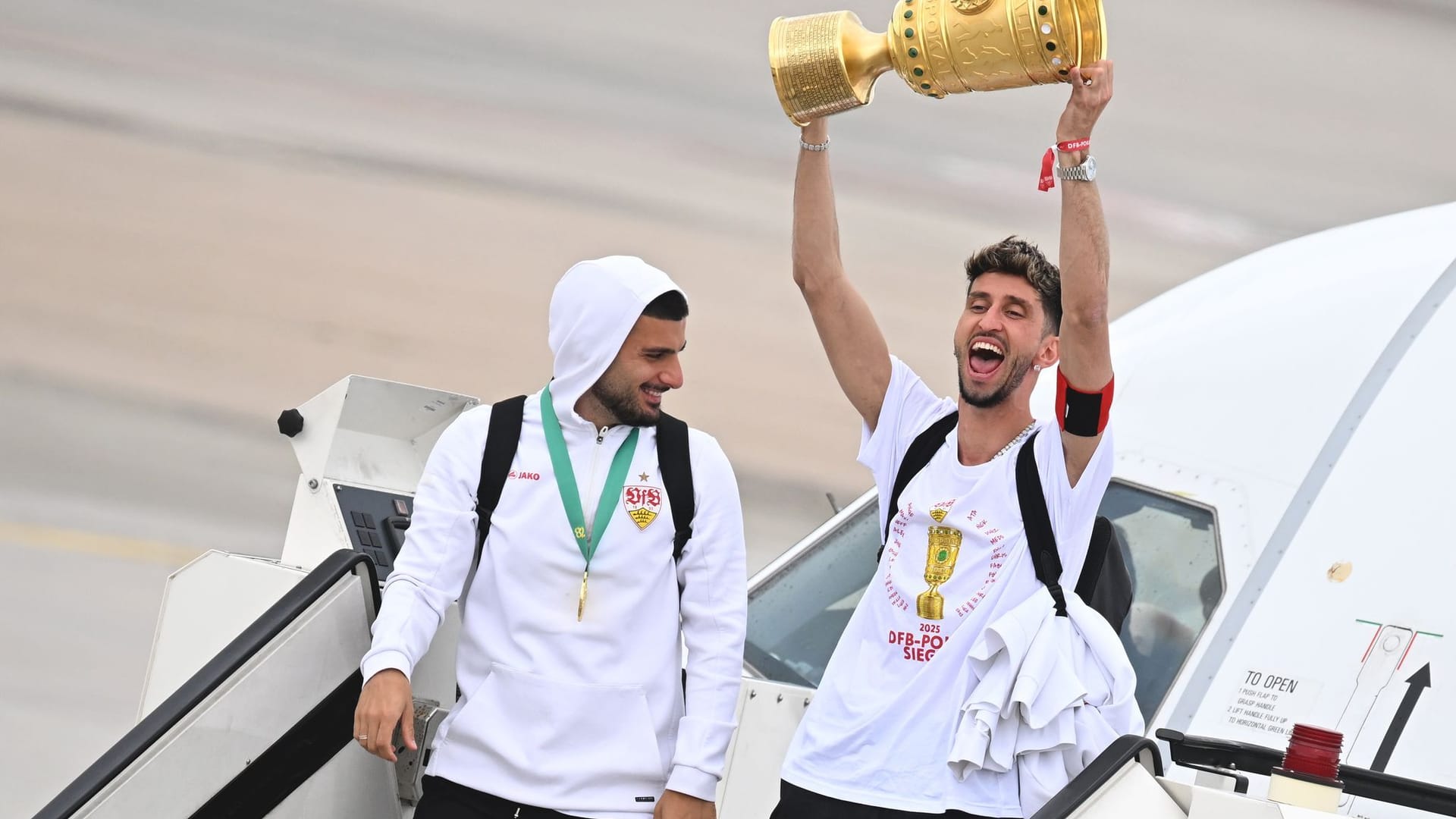 Nach dem DFB-Pokal Finale - VfB Stuttgart