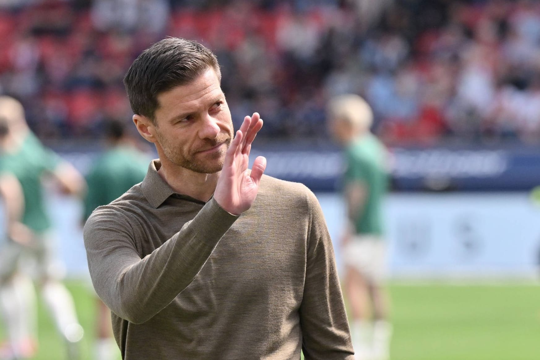 Xabi Alonso: Er gewann mit Leverkusen in der vergangenen Saison das Double.