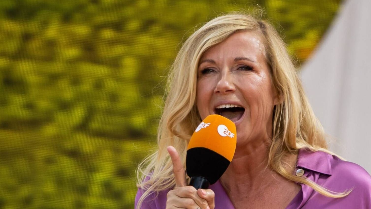 Andrea Kiewel: Sie moderiert den "ZDF-Fernsehgarten".