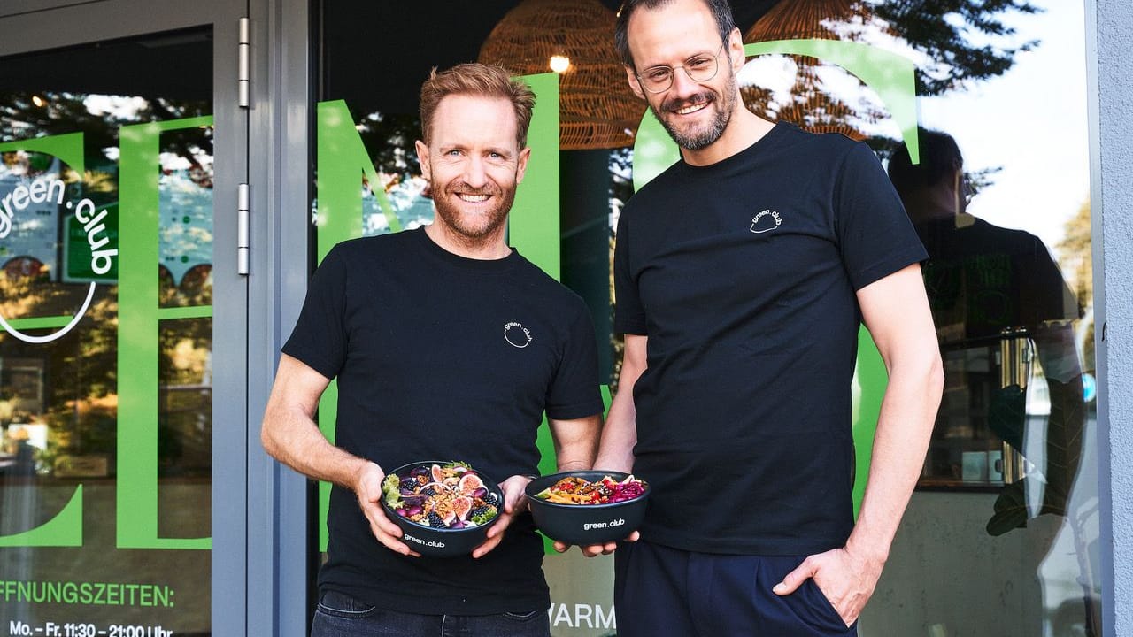 Die Köpfe hinter Green Club: Gründer Tobias Drabiniok (l.) und Mitbegründer Peter Falk.