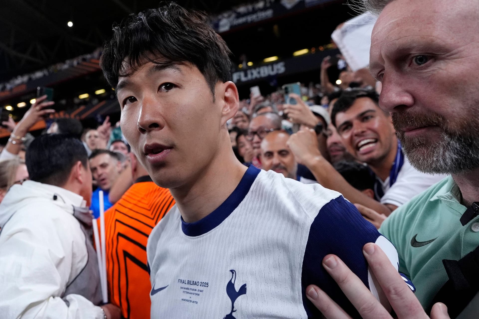 Heung-min Son: Der Südkoreaner musste den Abend ohne Medaille verbringen.