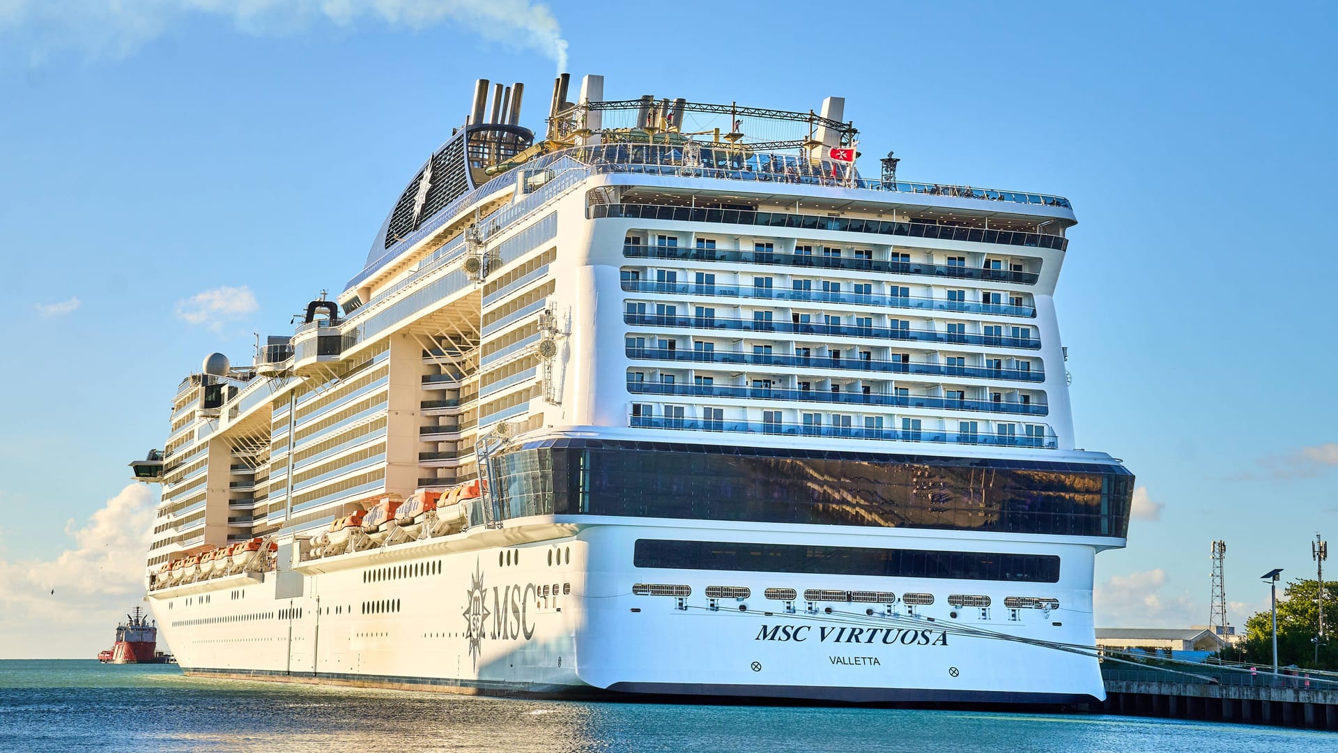 Die MSC Virtuosa (Archivfoto): Auf dem Kreuzfahrtschiff soll ein Verbrechen verübt worden sein.