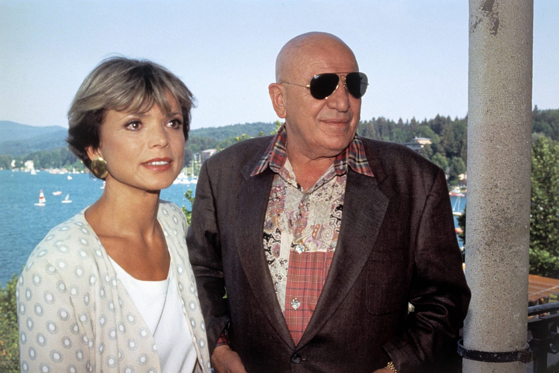 Otto Retzer an der Seite von Uschi Glas: Zusammen spielten die beiden in "Ein Schloss am Wörthersee" mit.