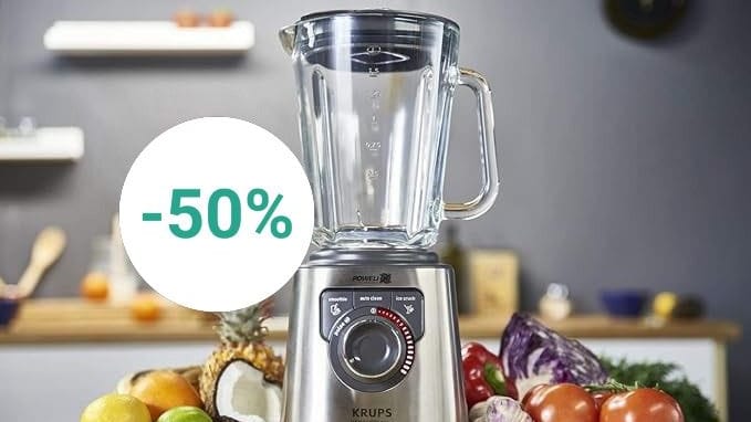 Den Hochleistungsstandmixer von Krups gibt es heute günstiger bei Amazon.