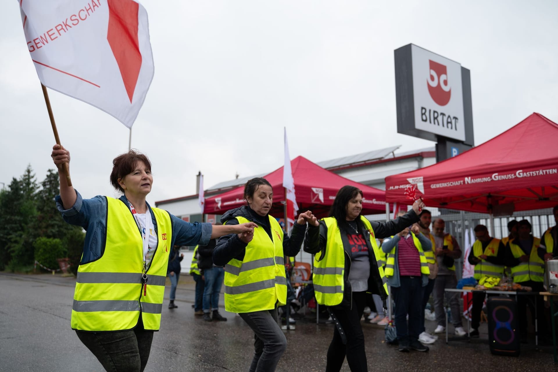 Warnstreik in Dönerfabrik von Birtat