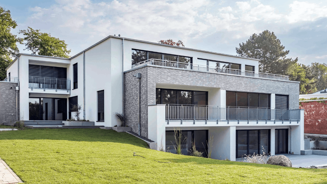 Das ist die Villa von Per Mertesacker in Döhren (Hannover).