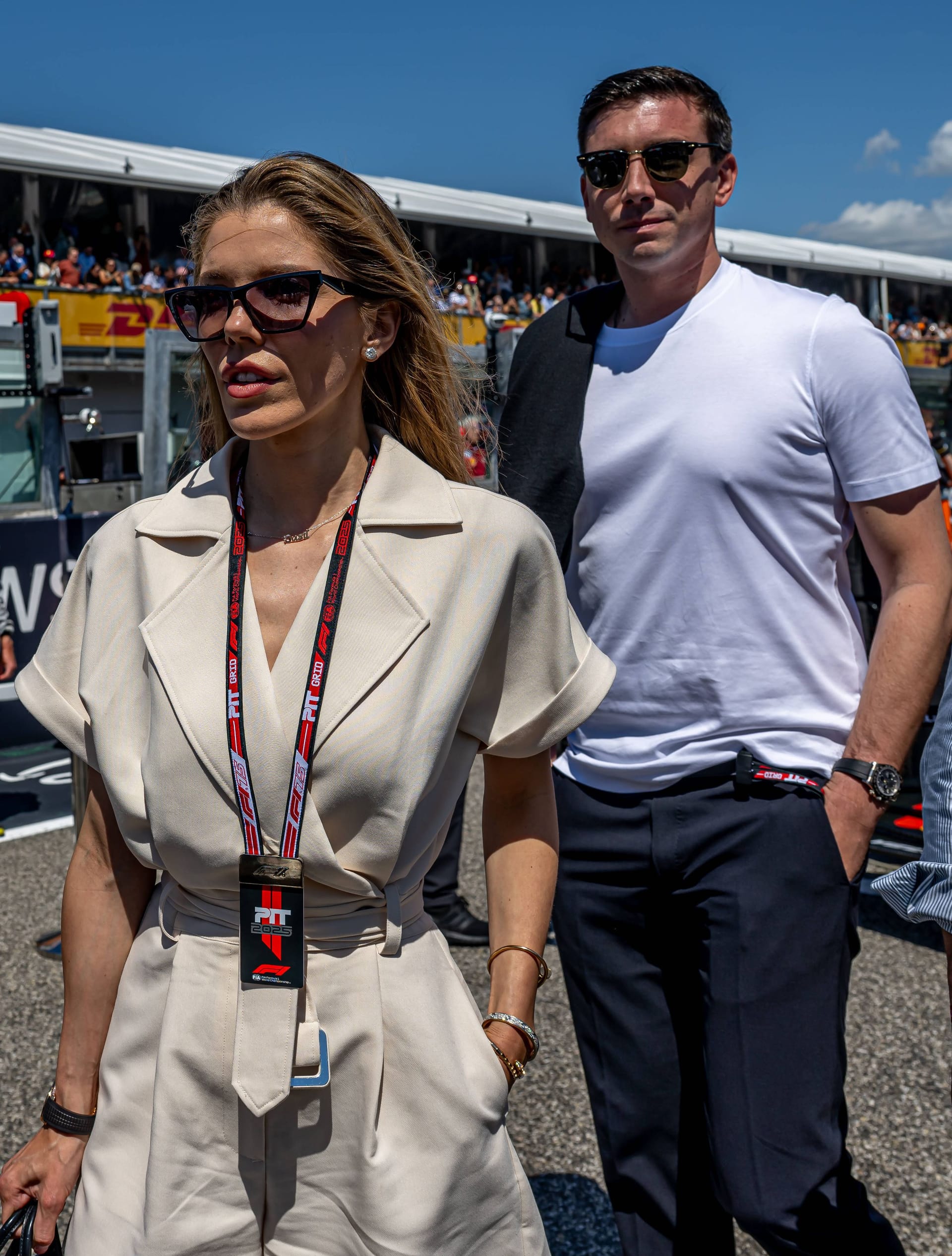 Victoria Swarovski und Mark Mateschitz beim Großen Preis der Emilia-Romagna in Italien.