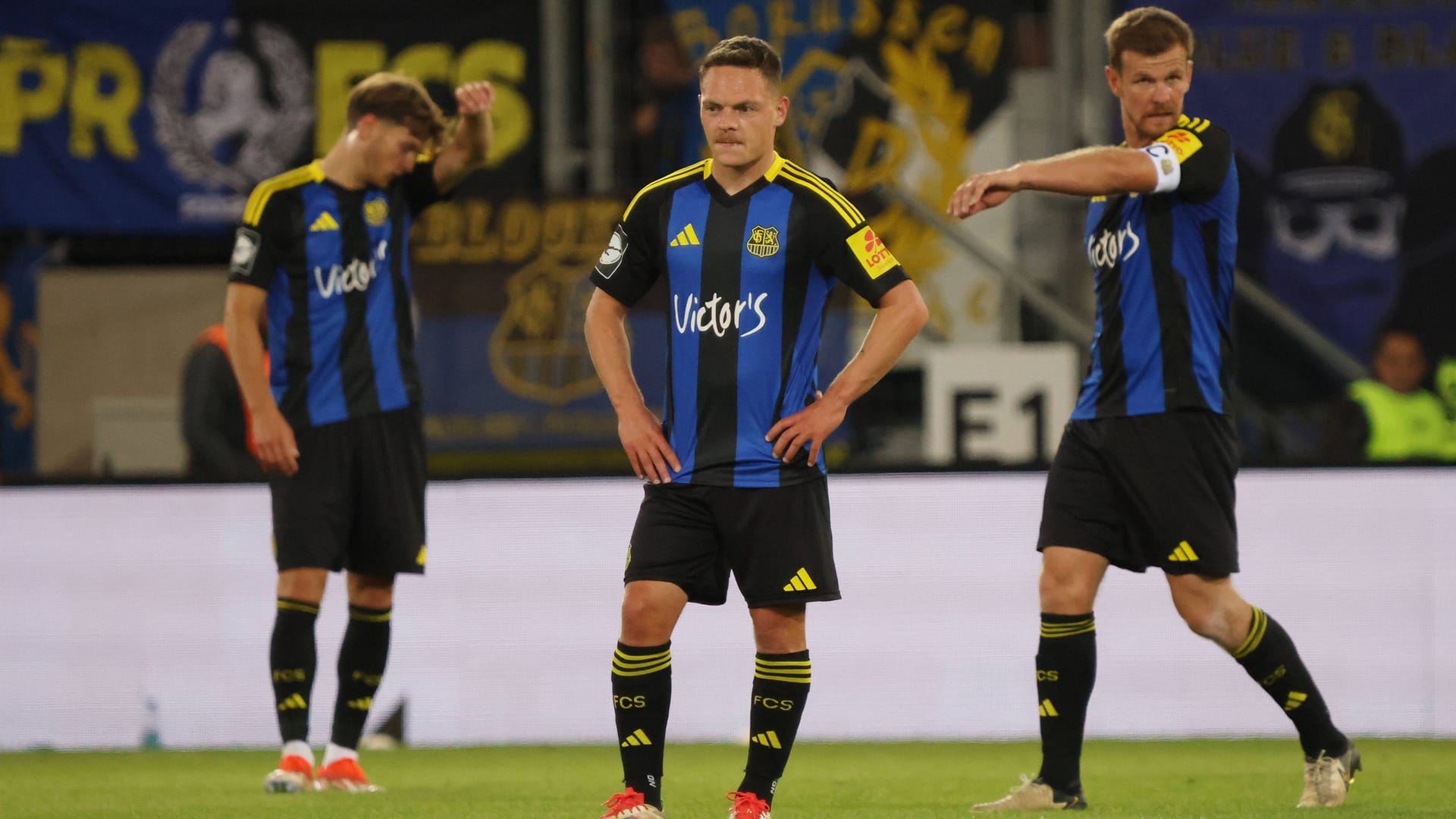 Enttäuschung: Saarbrückens Dominik Becker, Patrick Sontheimer und Manuel Zeitz.