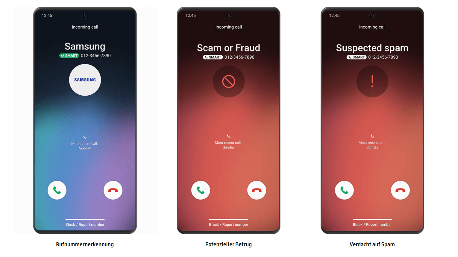 Sicher oder nicht: Bei vielen Samsung-Smartphones werden Anrufe automatisch kategorisiert.