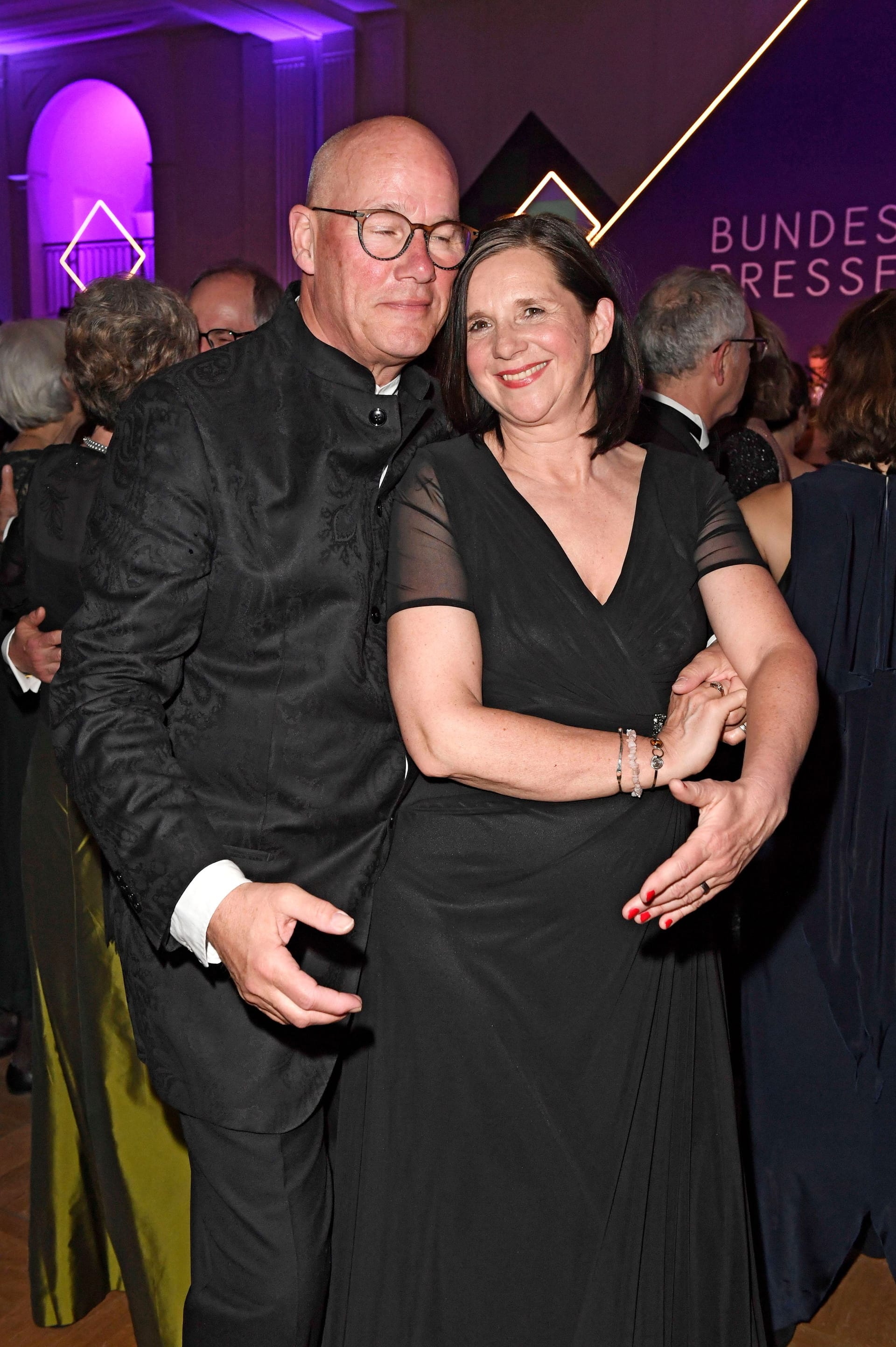 Katrin Göring-Eckardt mit Partner Thies Gundlach beim 72. Bundespresseball 2025