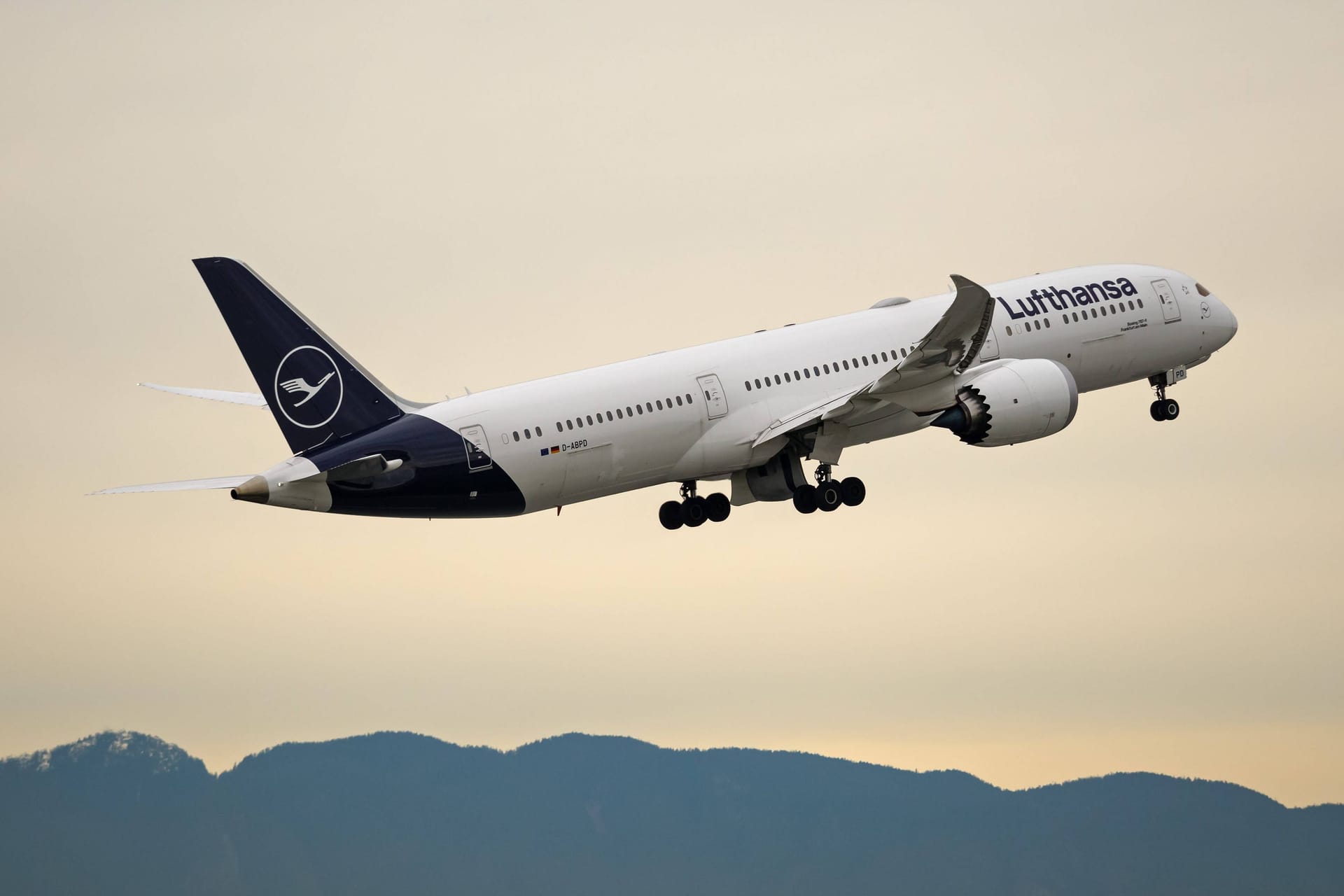 Lufthansa Boeing 787-9 (Archivbild): Nach dem abgebrochenen Start musste der Flug gestrichen werden.