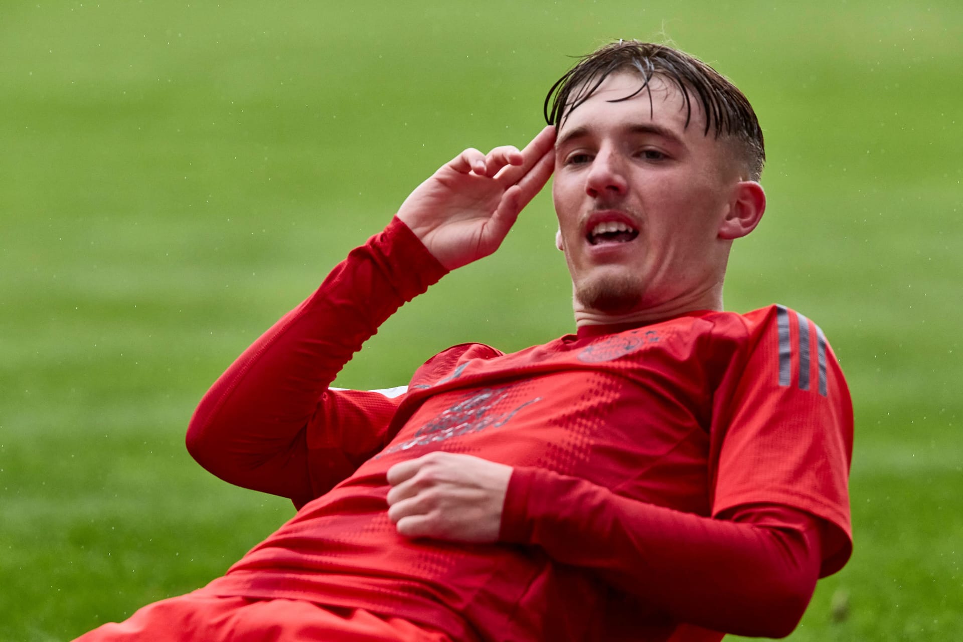 Lennart Karl: Der 17-Jährige gilt als großes Zukunftsverspechen beim FC Bayern.