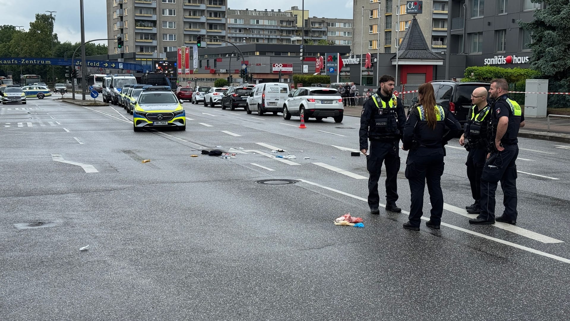Die Barsbütteler Straße: Hier soll es zu einer Auseinandersetzung gekommen sein.