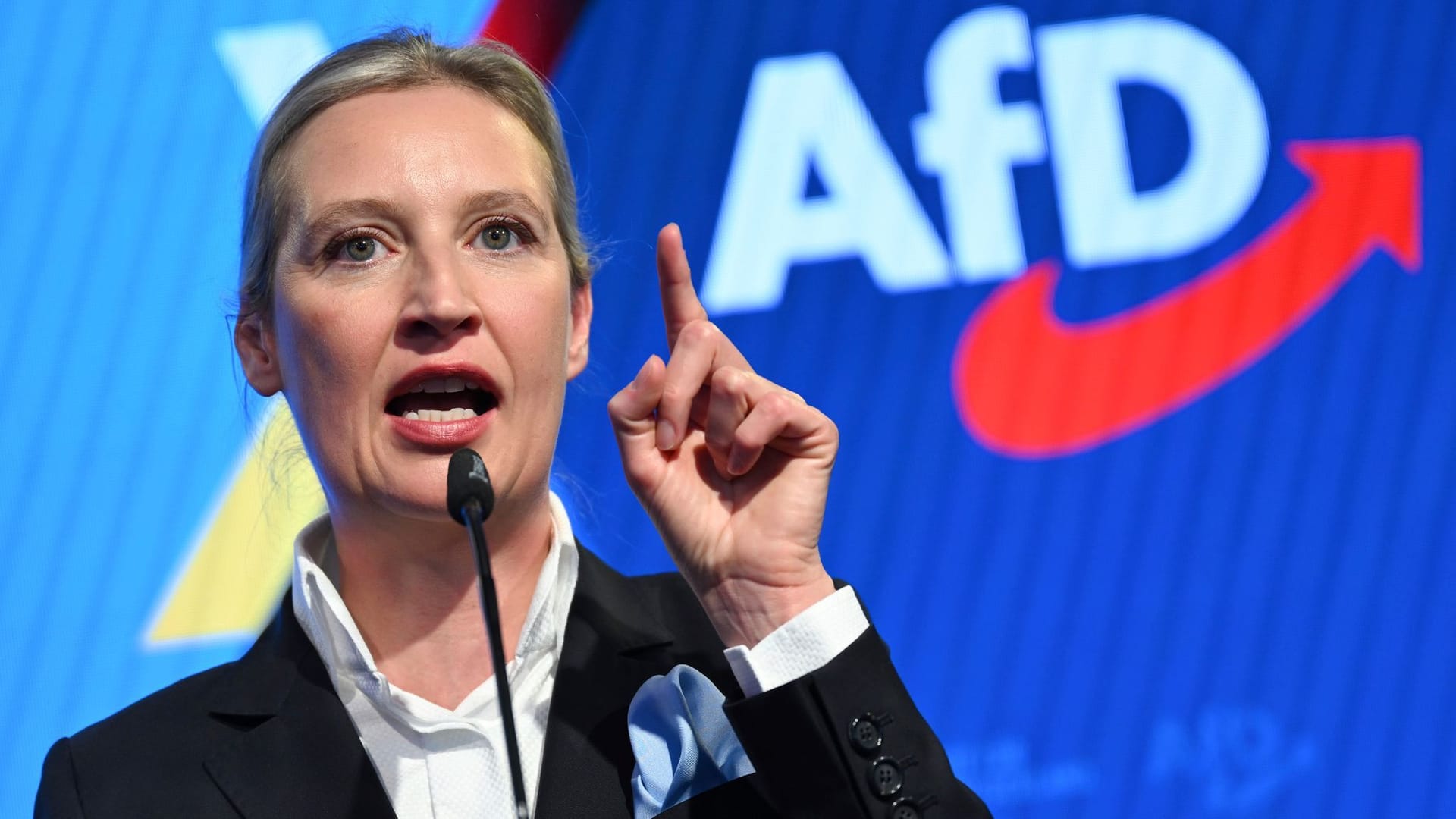 Alice Weidel, Co-Vorsitzende der AfD: Der Verfassungsschutz zieht seine Einstufung der Partei vorerst zurück.
