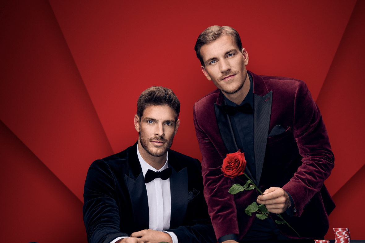 Felix Stein und Martin Braun: Sie suchen ab Juni nach der Liebe. Felix Stein und Martin Braun: Sie suchen ab Juni nach der Liebe.