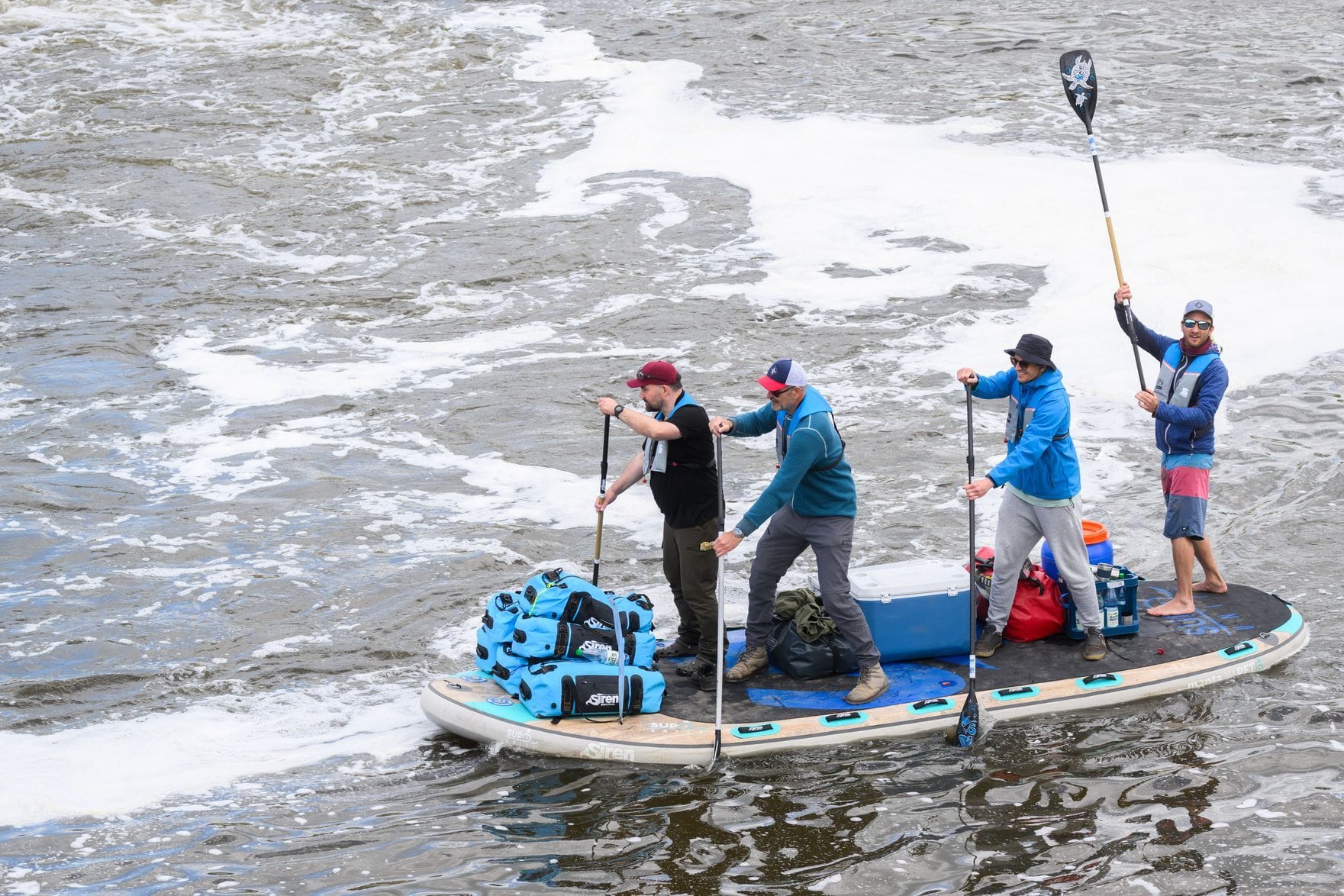 Stand-Up-Paddler wollen Weser auf rund 430 km nonstop befahren