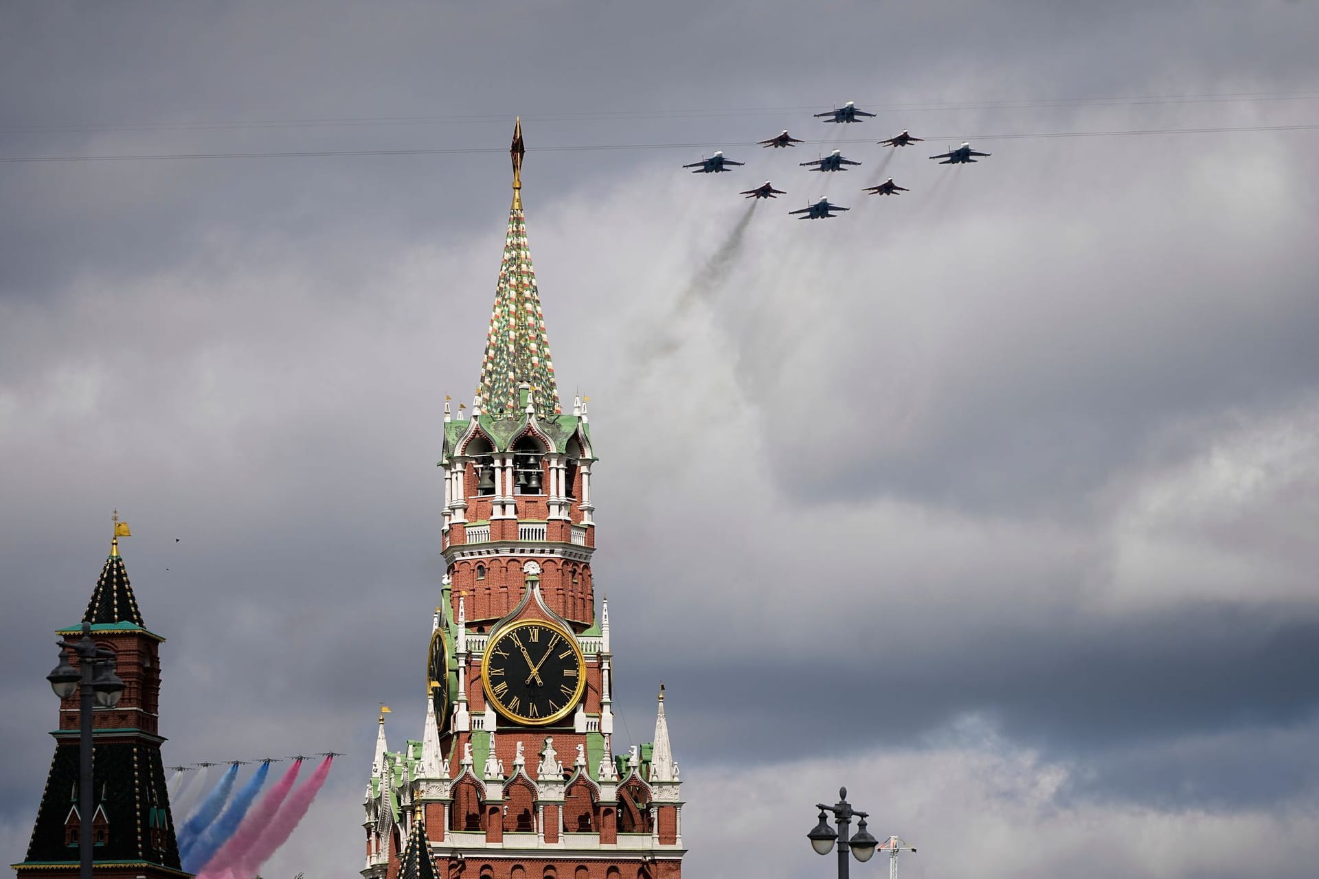 Vor dem Tag des Sieges in Russland