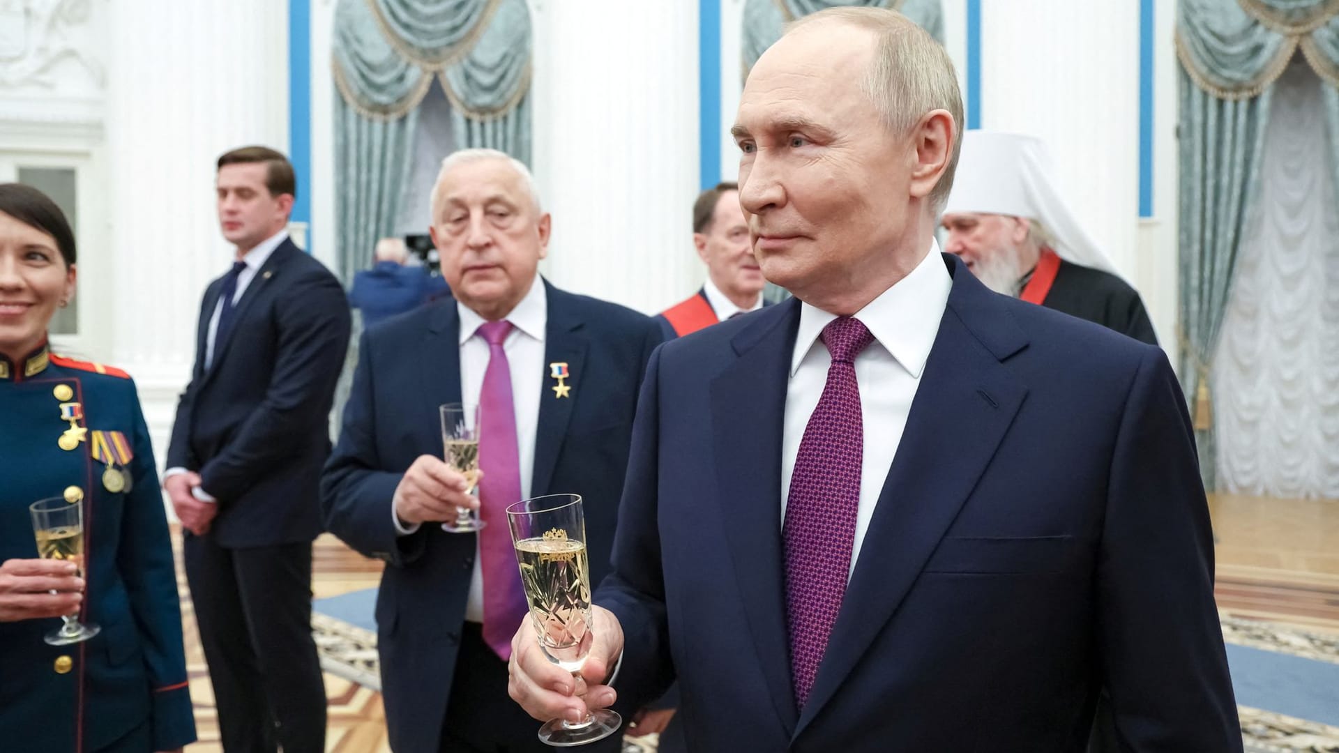 Wladimir Putin: Der Kreml-Chef spielt bei den Ukraine-Verhandlungen erfolgreich auf Zeit.