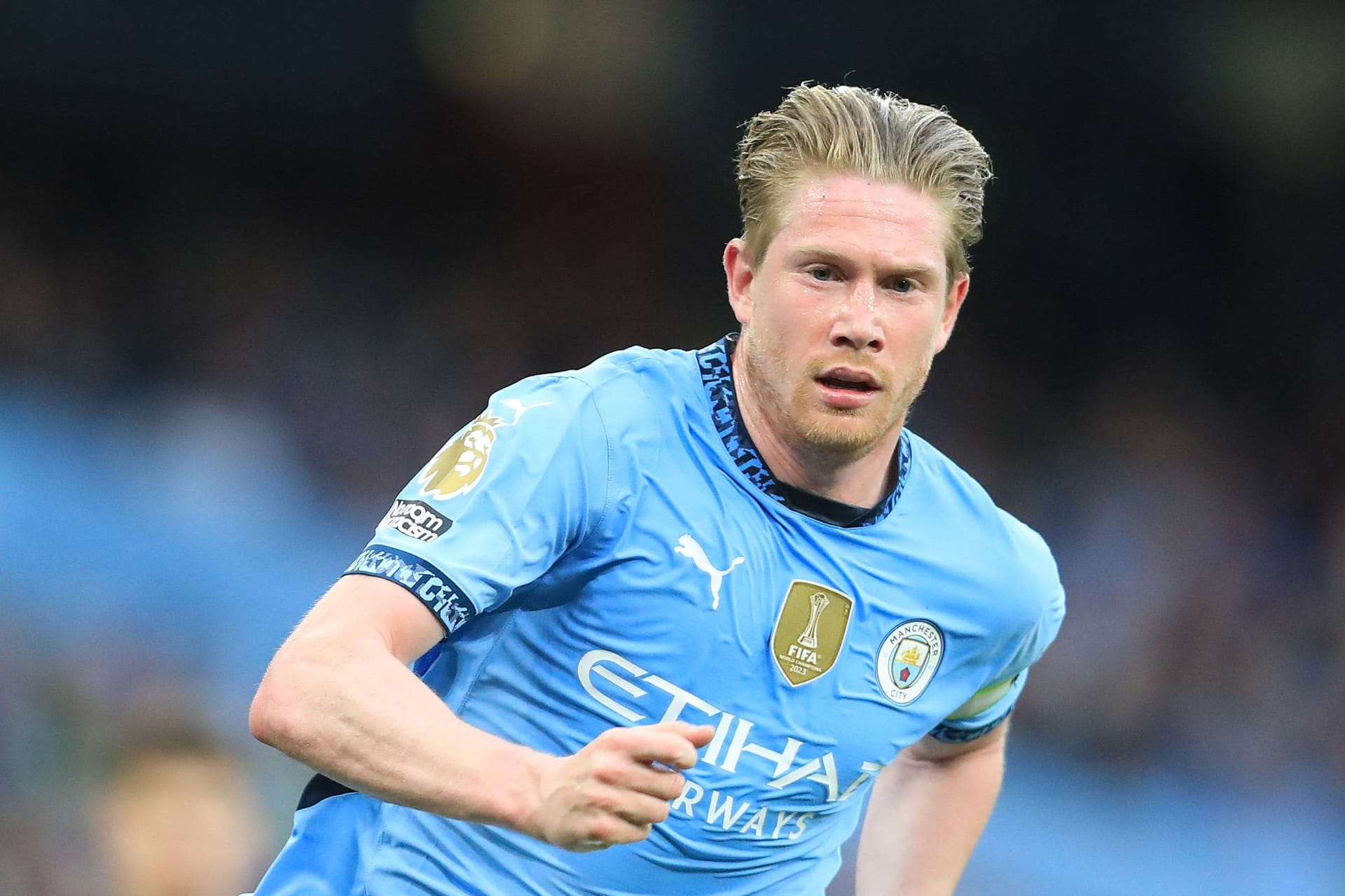 Kevin De Bruyne: Er läuft seit 2015 für Manchester City auf. Kevin De Bruyne: Er läuft seit 2015 für Manchester City auf.