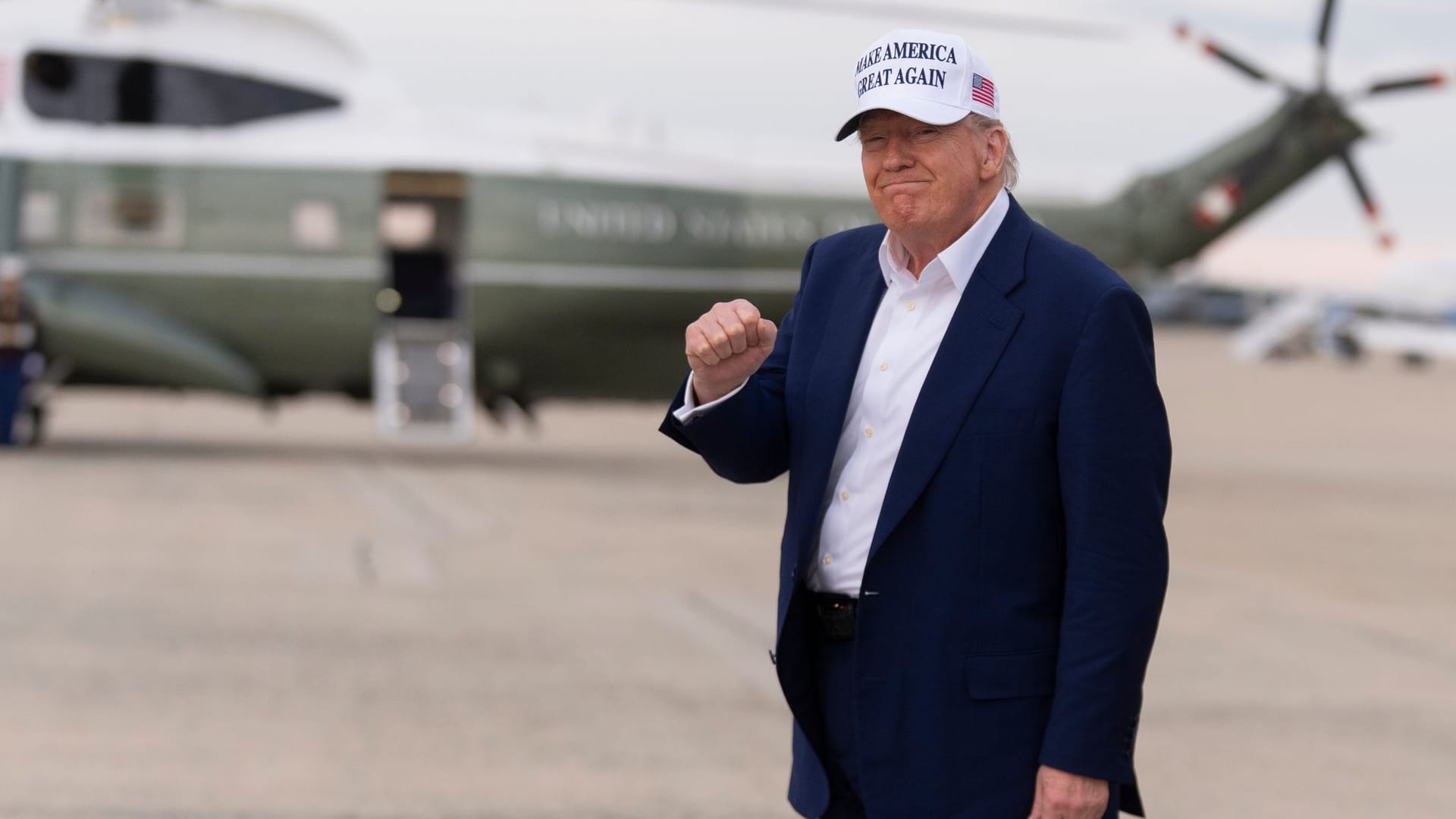 US-Präsident Trump unterwegs