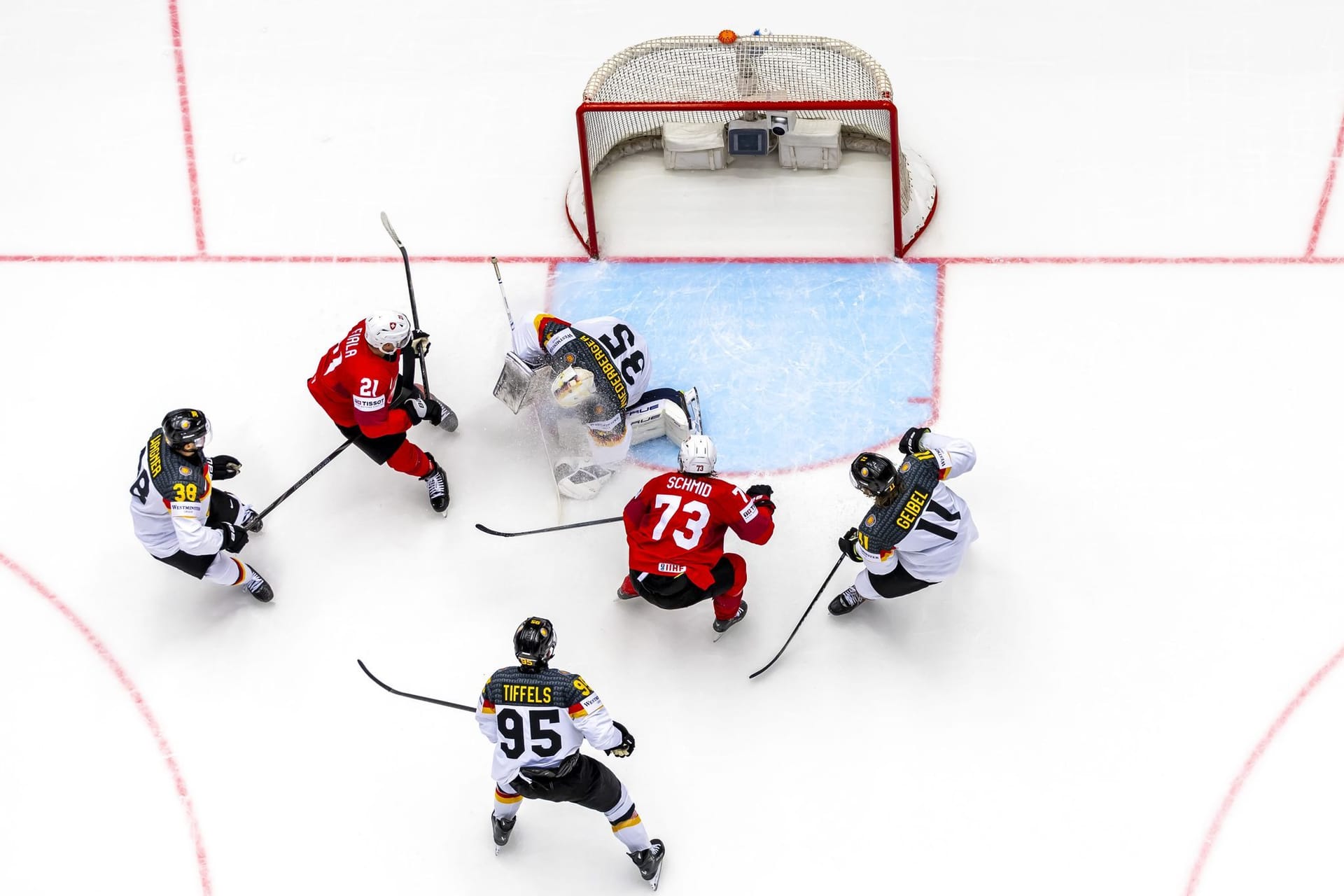 Eishockey-WM: Schweiz - Deutschland
