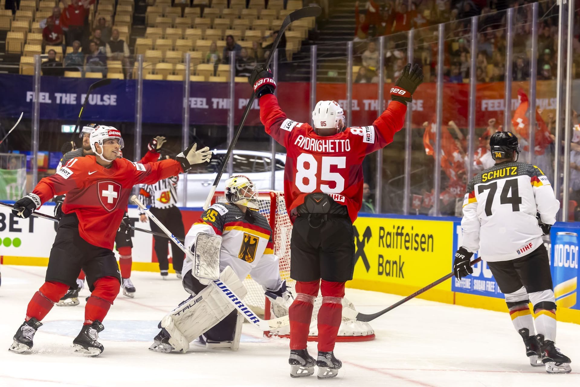 Eishockey-WM: Schweiz - Deutschland