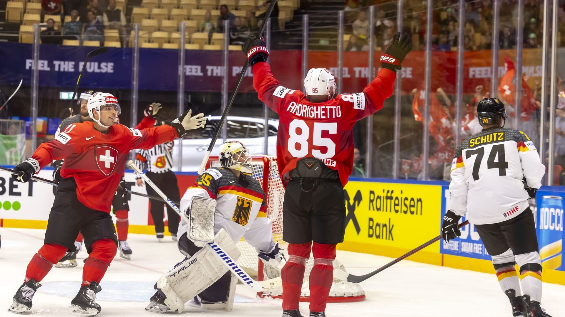 Eishockey-WM: Schweiz - Deutschland Eishockey-WM: Schweiz - Deutschland