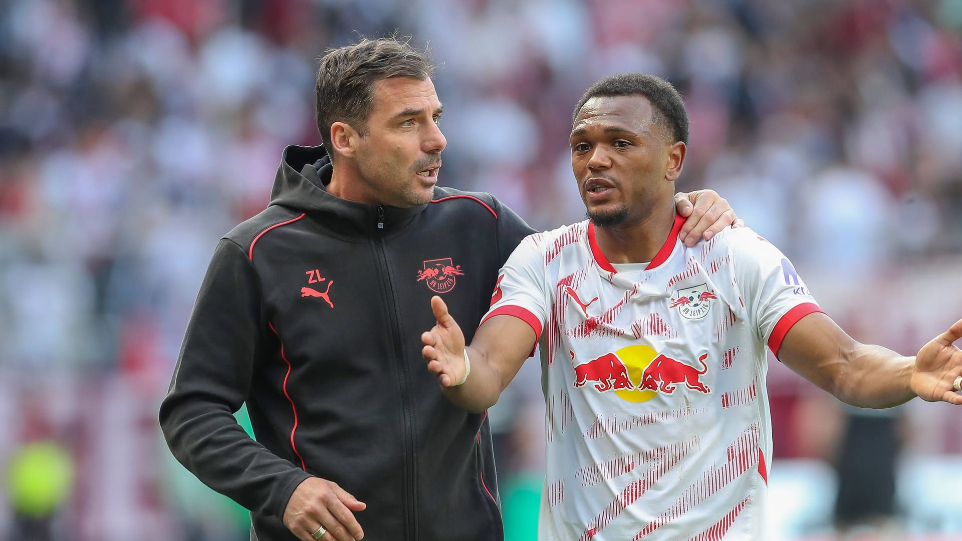 Verzweiflung in Leipzig: Sie spielen in der kommenden Saison nicht in der Champions League.