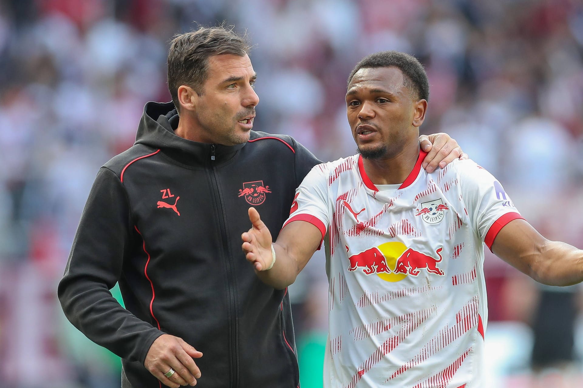 Verzweiflung in Leipzig: Sie spielen in der kommenden Saison nicht in der Champions League.