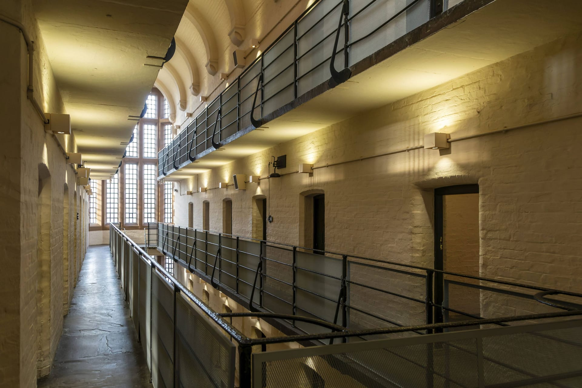Innenraum des viktorianischen Gefängnismuseums in Lincoln, Großbritannien (Archivbild): Die Regierung plant laut Medienberichten, hart gegen Sexualstraftäter vorzugehen.