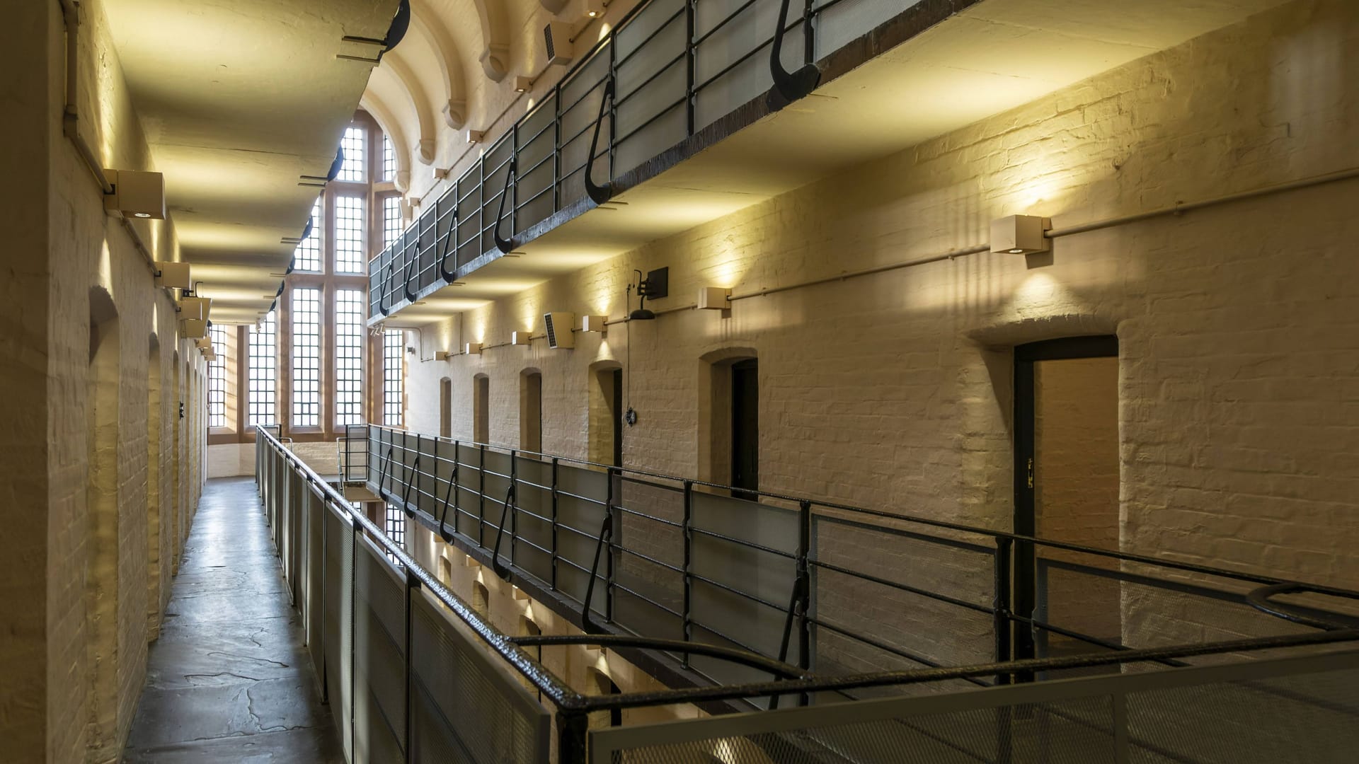 Innenraum des viktorianischen Gefängnismuseums in Lincoln, Großbritannien (Archivbild): Die Regierung plant laut Medienberichten, hart gegen Sexualstraftäter vorzugehen.
