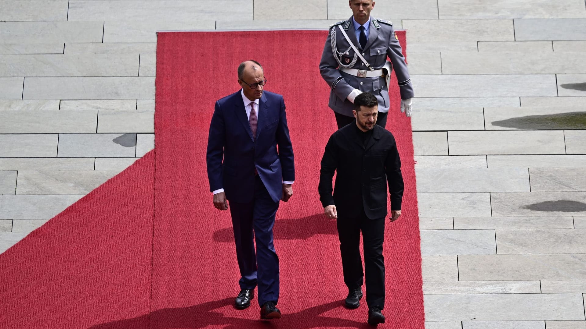 Ukrainischer Präsident Selenskyj in Berlin